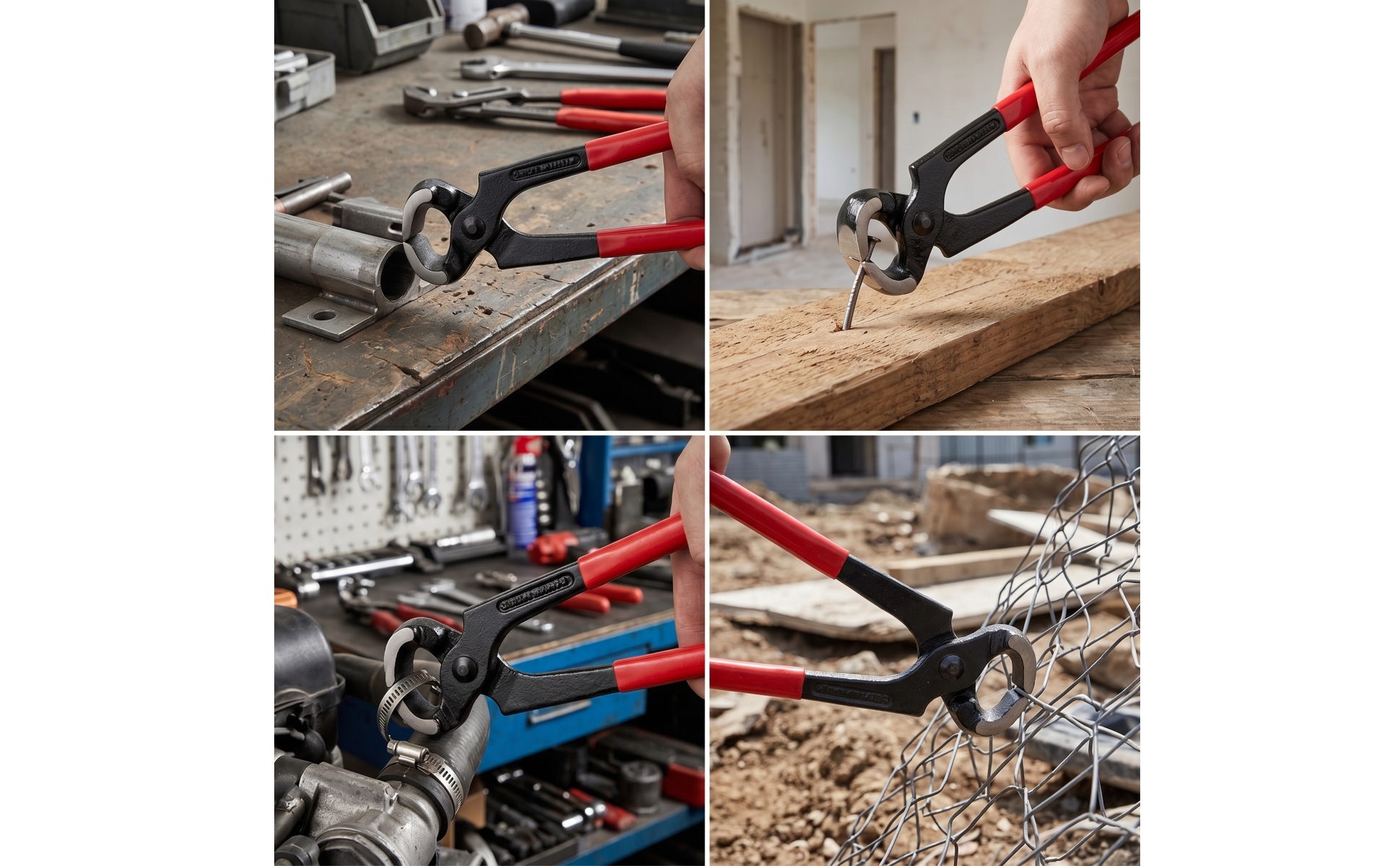 Pulling Carbon Steel with PVC Handles Long-Handle for Mechanics