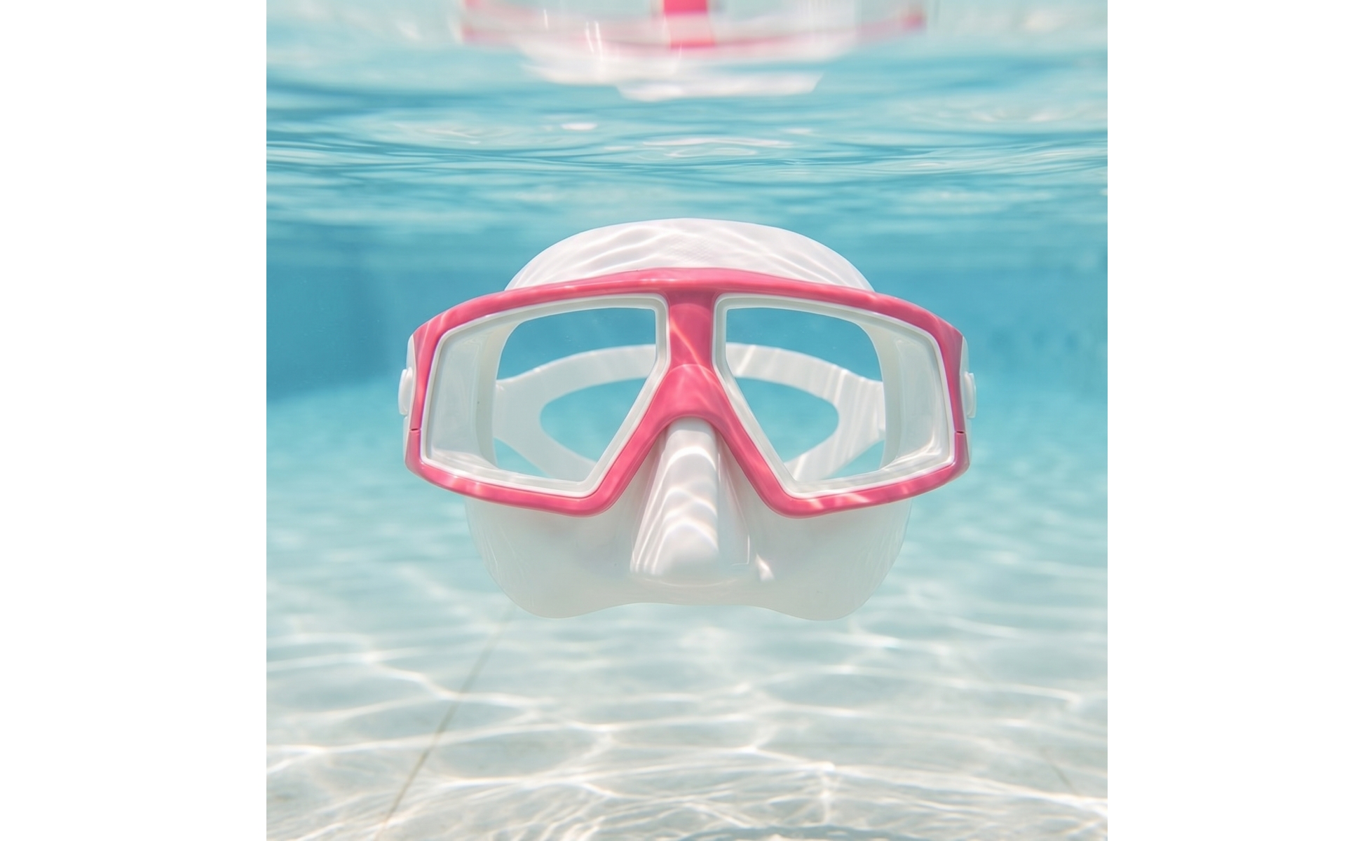 Snorkeling Mask with Silicone Skirt Wide-View Diving Mask with Tempered Glass