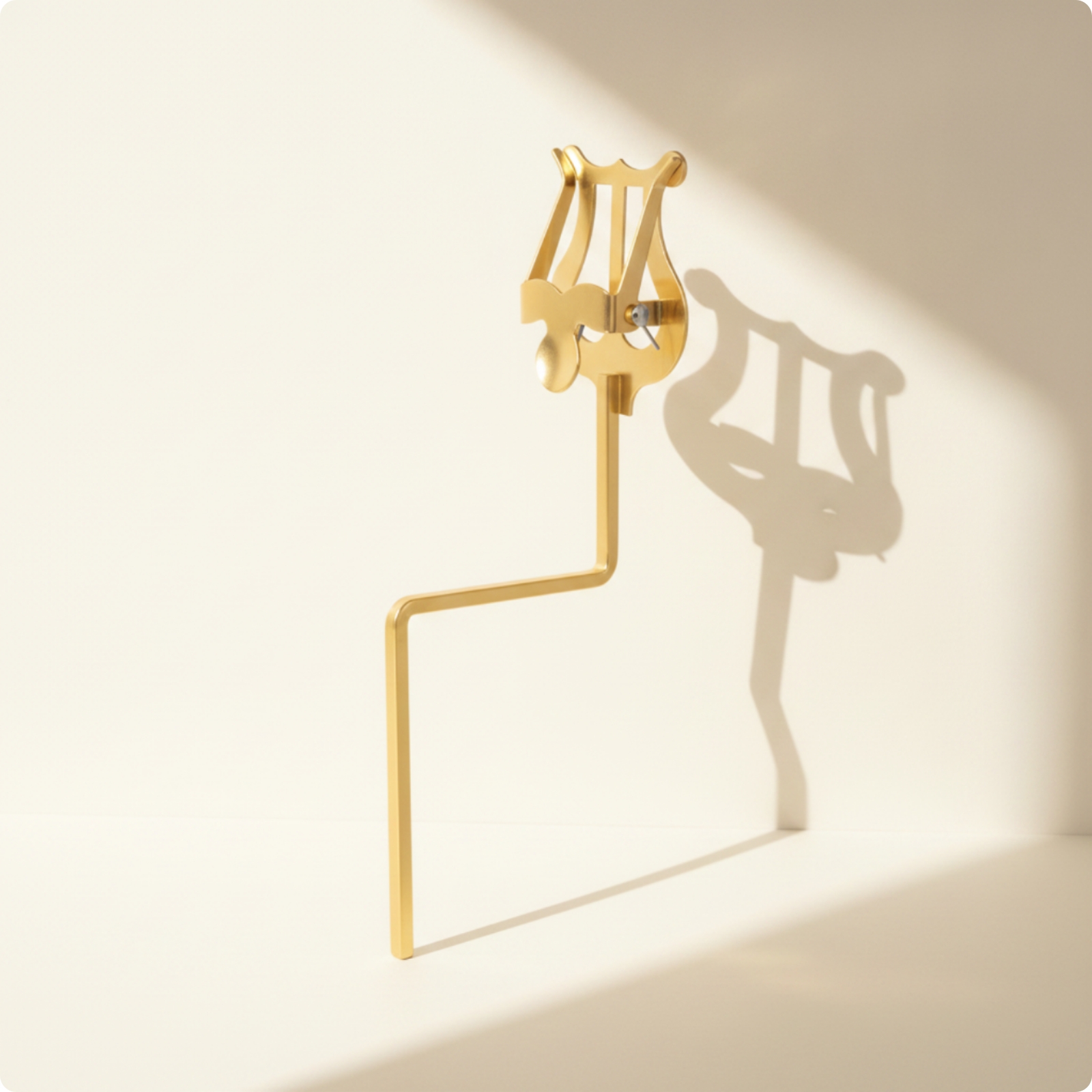 Lyre Portable Sheet Music Clamp-on Holder Metal for Marching Band Members
