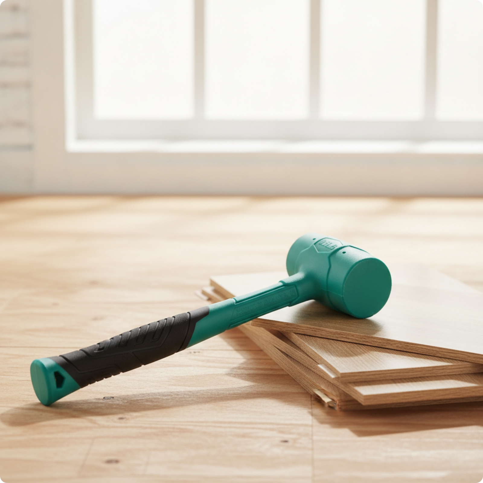 Dead Blow Mallet Shock-Absorbing Dead Blow Hammer No-Mar for Floor Installation