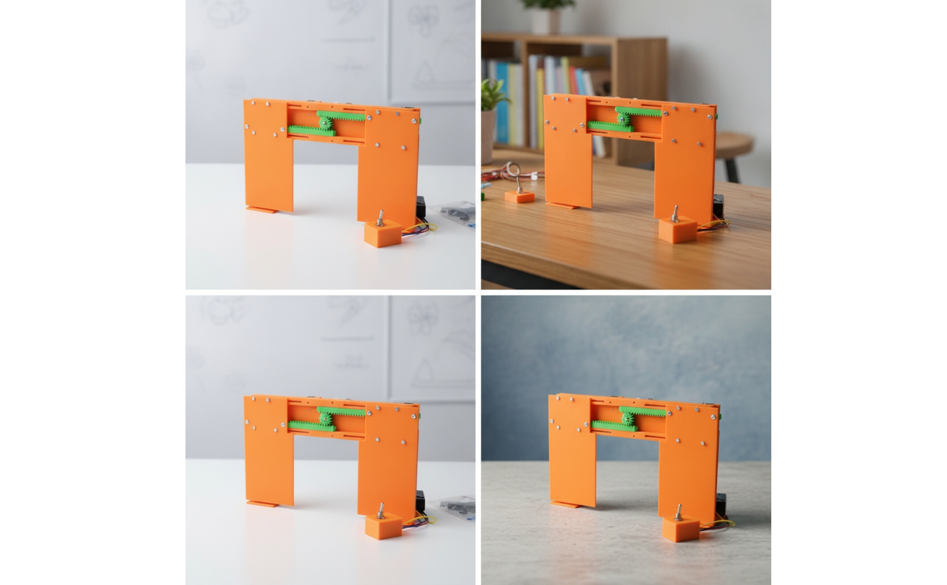 Automatic Door Kit DIY Sliding Door Model Electric for Classroom, Students, Kids