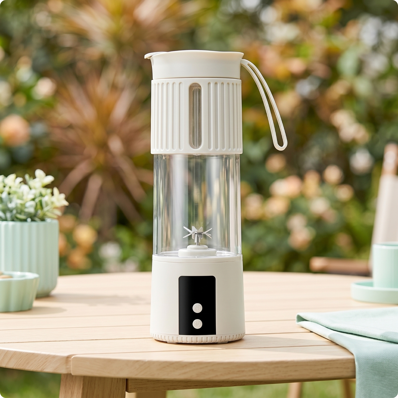 Juicer Cup mit Trageschlaufe tragbar Fruchtmixgetränk Maker elektrisch für Büro
