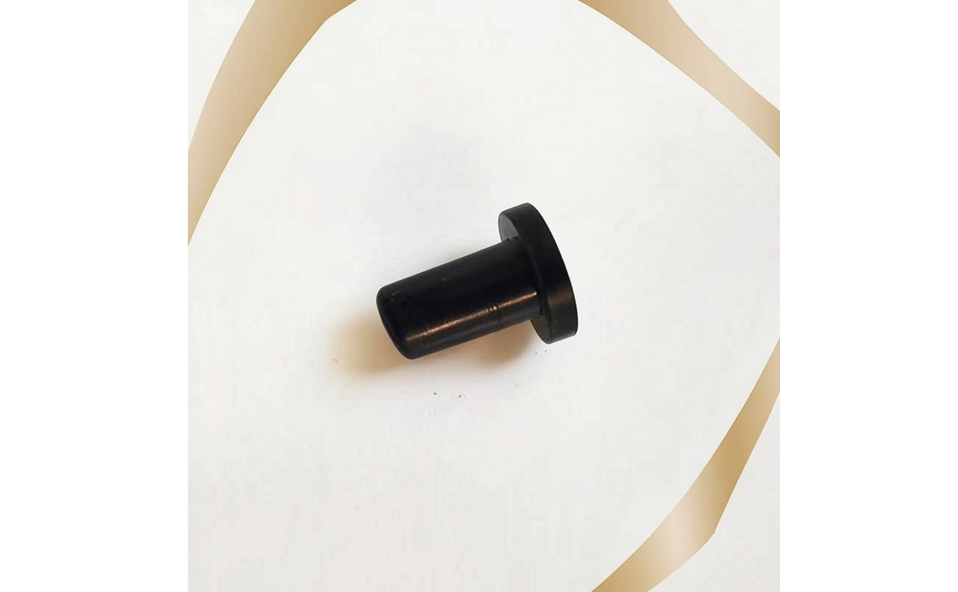 Rubber Cap with Flange Replacement Pedal Rod Cap Slip-on for Workshop, Musicians