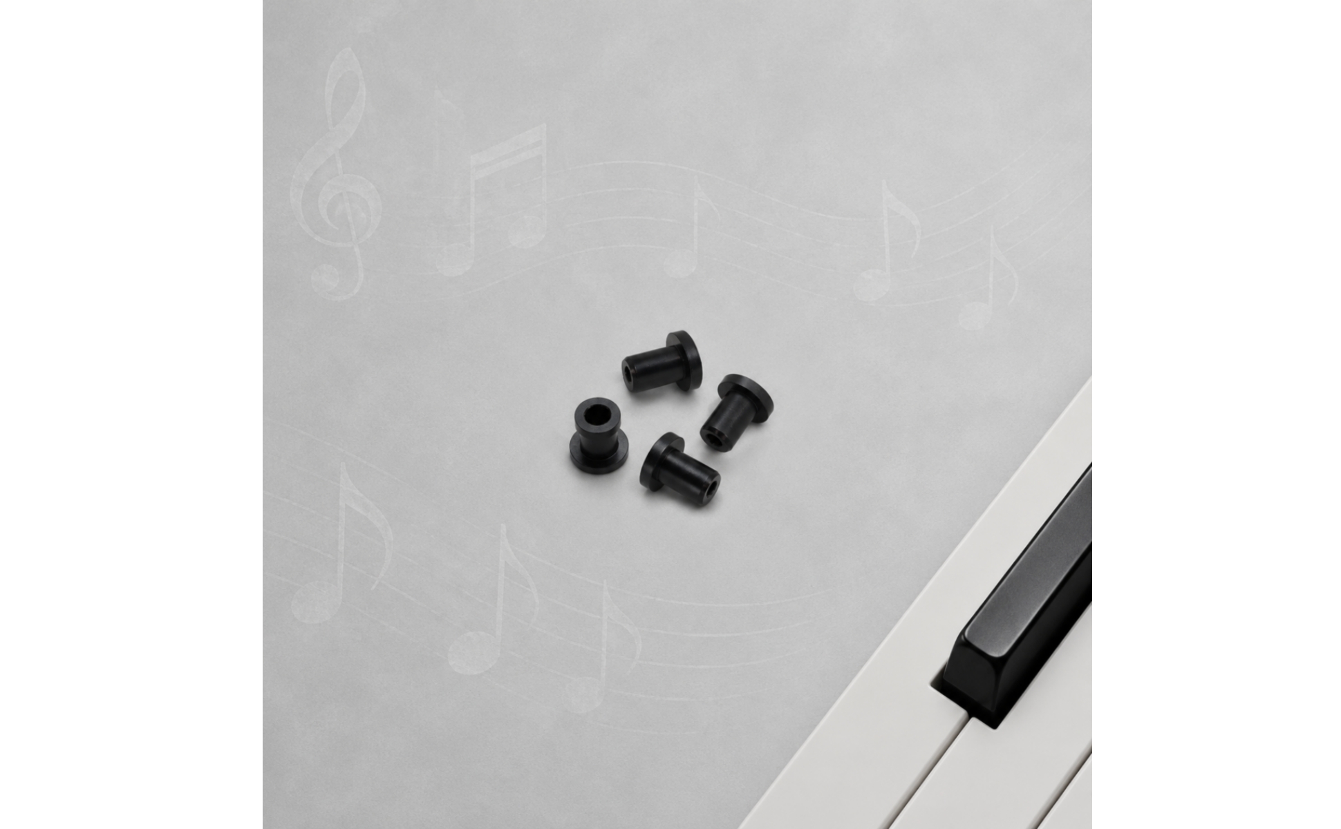 Rubber Cap with Flange Replacement Pedal Rod Cap Slip-on for Workshop, Musicians