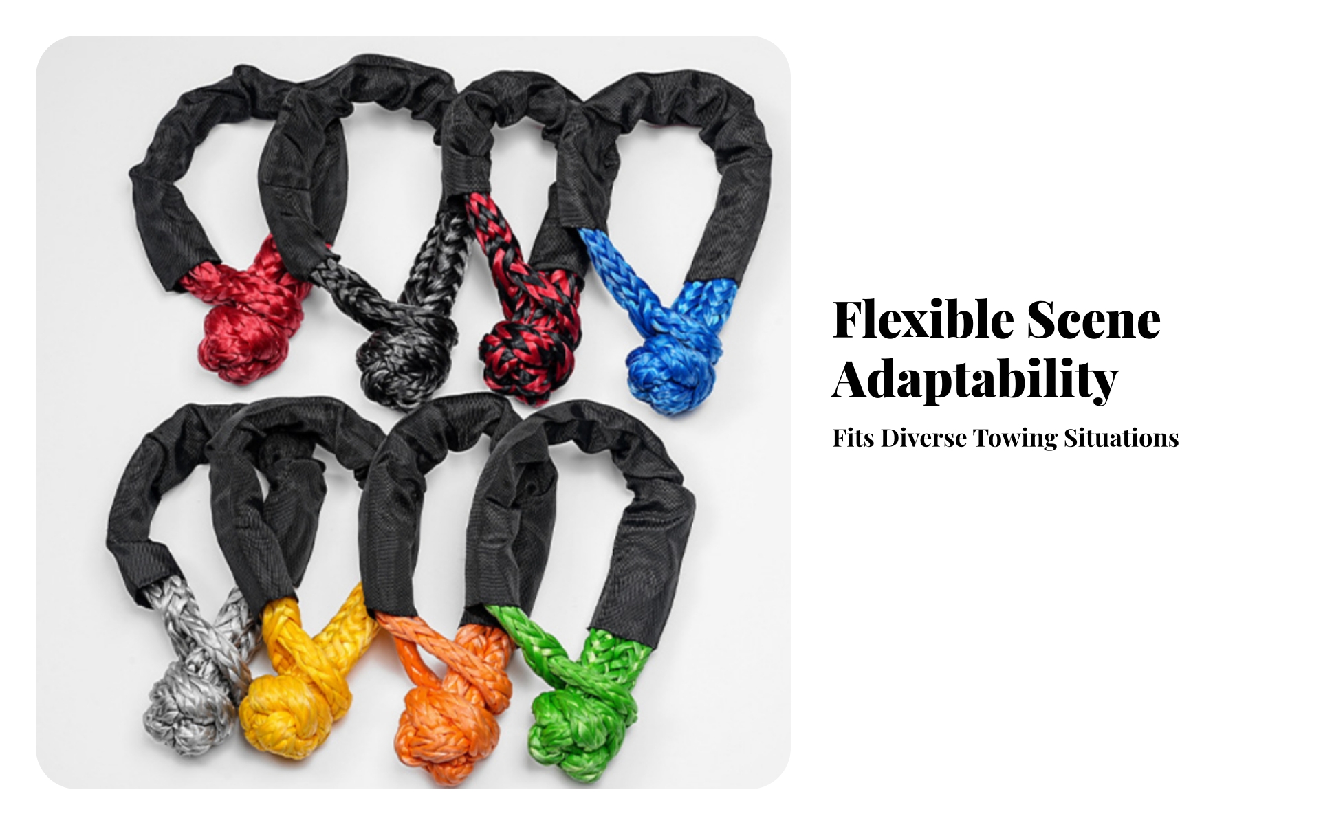 Synthetic Soft Guarding Sleeve Towing Knot-Ended