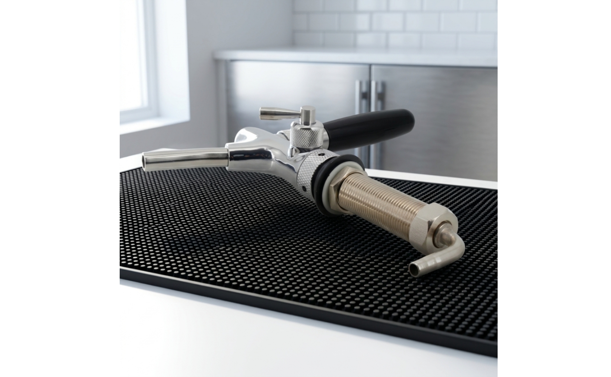 Beer Faucet with Long Shank Stainless Steel Long Shank Beer Faucet for Kegerator