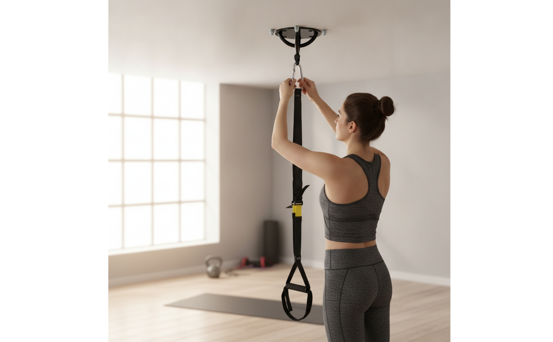 Fitness Anchor Plate with U-Loop Multi Purpose Suspension Fitness Anchor