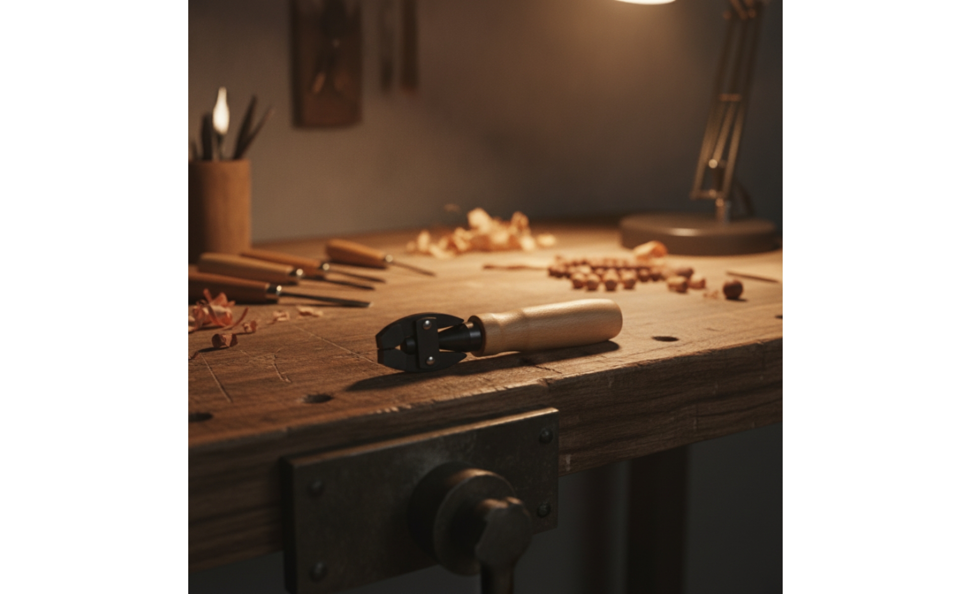 Handklemme mit Holzgriff einstellbar Klemme mit Holzgriff kompakt für Heimwerker