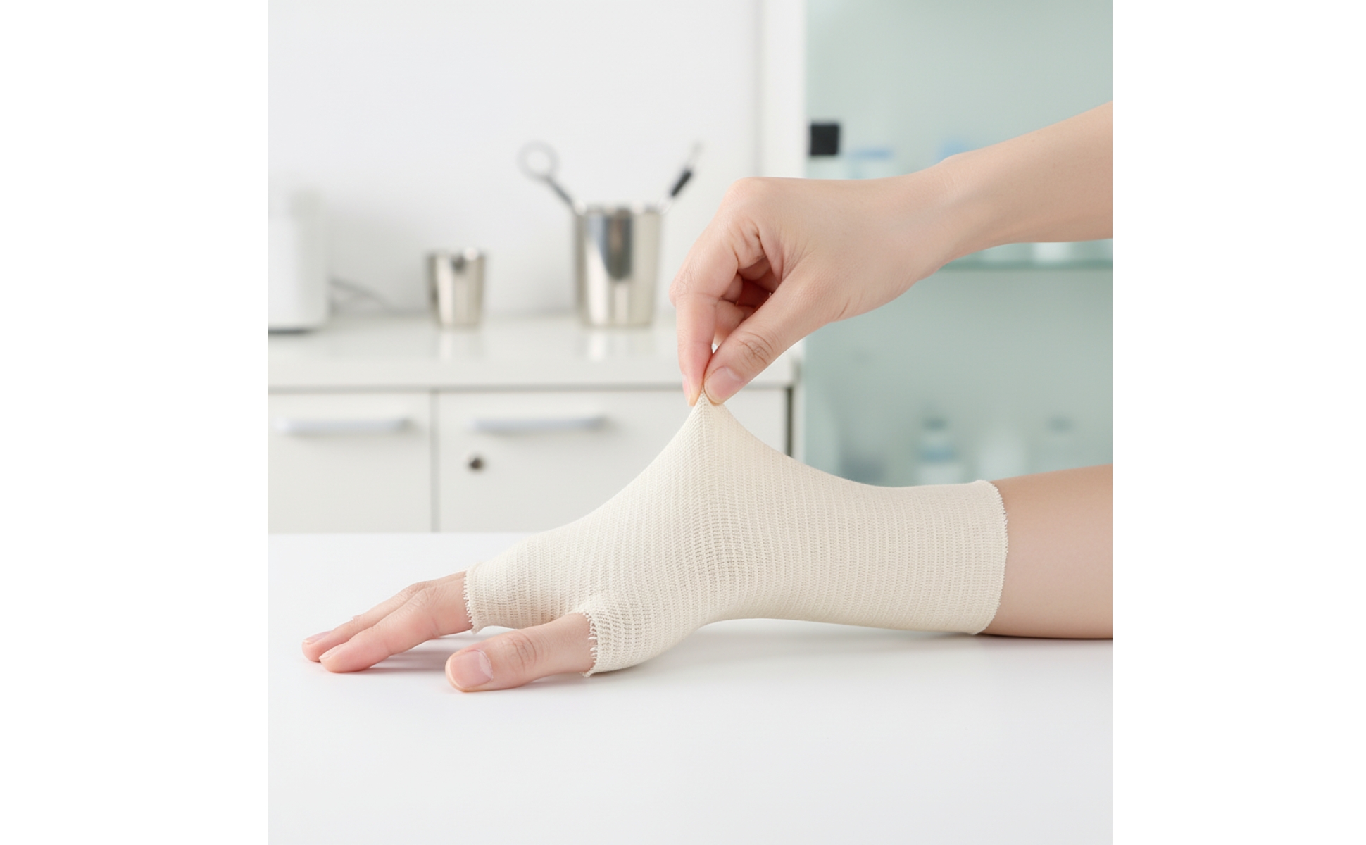 Tubular Bandage Breathable Mesh Bandage Stretchable for Recovery