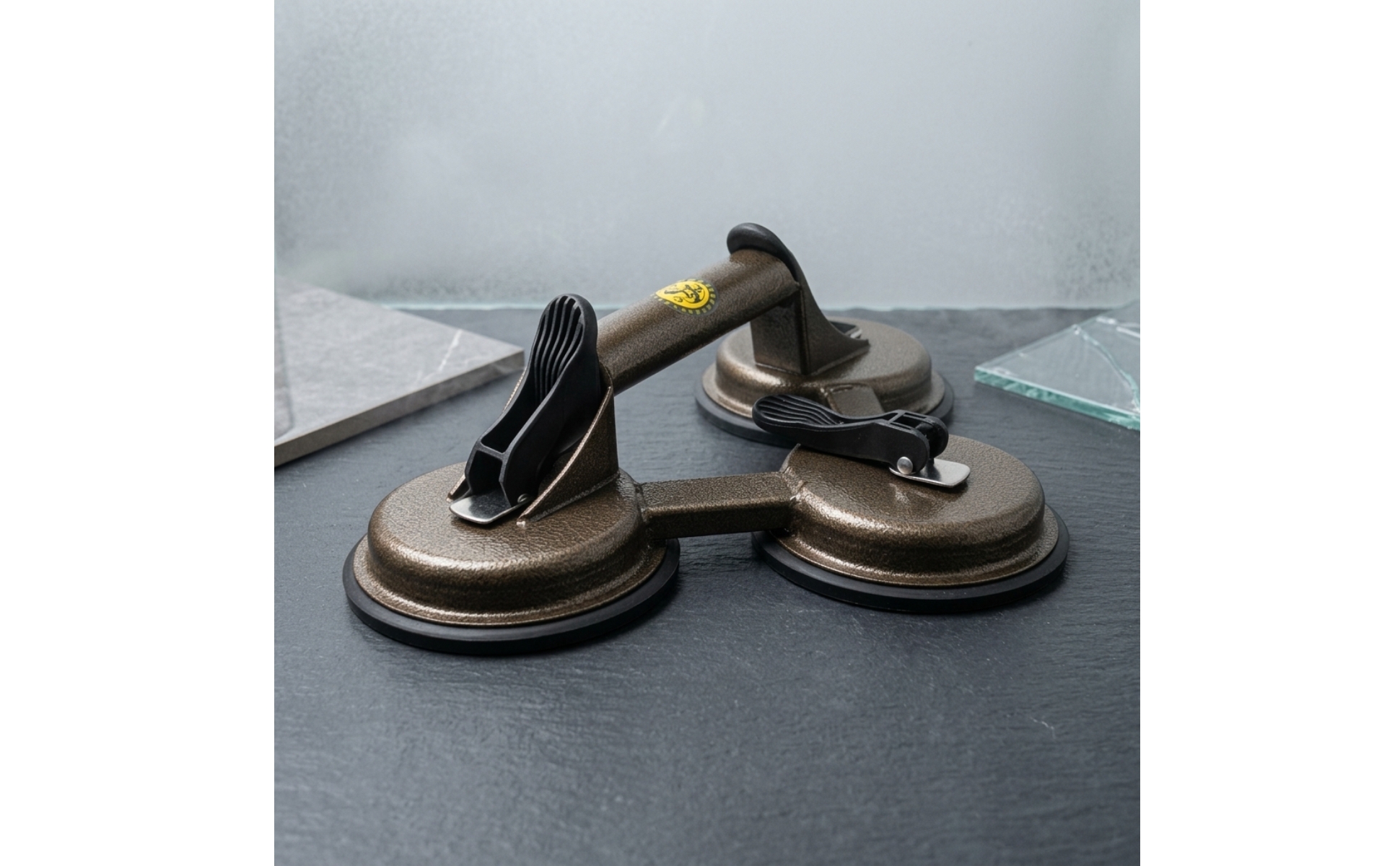Vacuum Suction Cup Lifter Heavy-Duty Double Suction Cup Lifter Manual