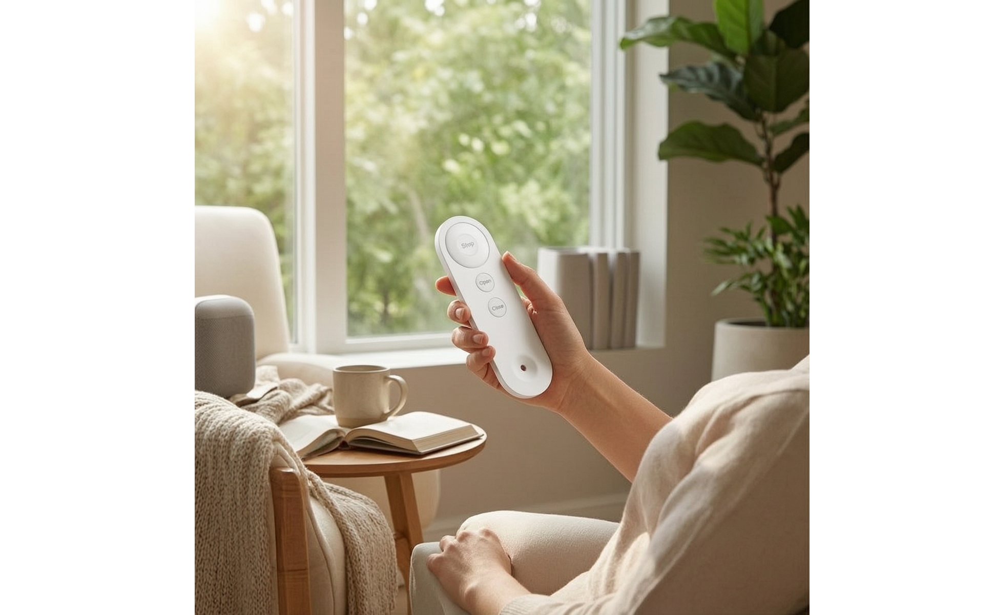 Curtain Controller Controller 3-Button Controller with Hanging Hole Slim