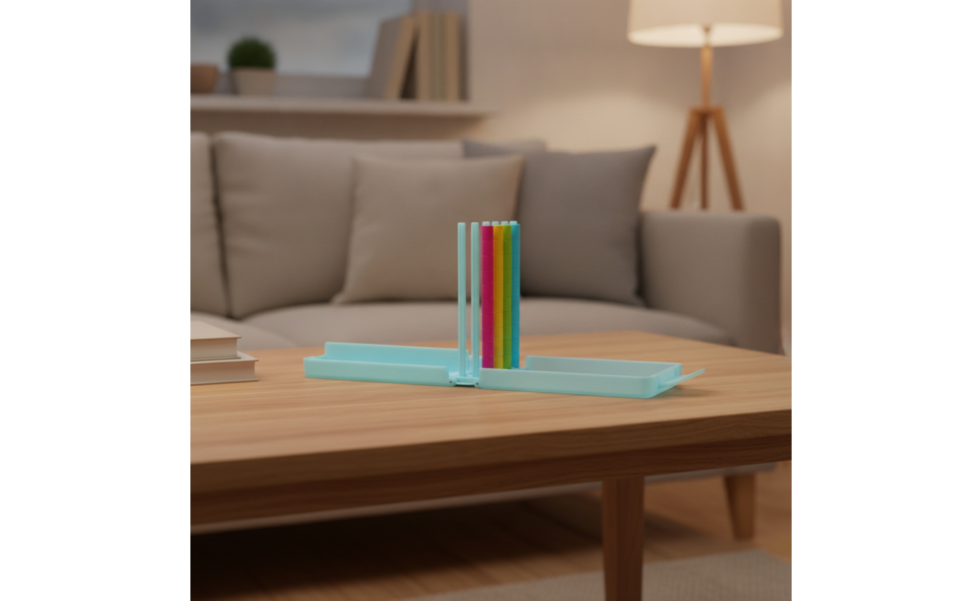 Stacking Game with Storage Case Foldable Color Stacking Game Portable for Party
