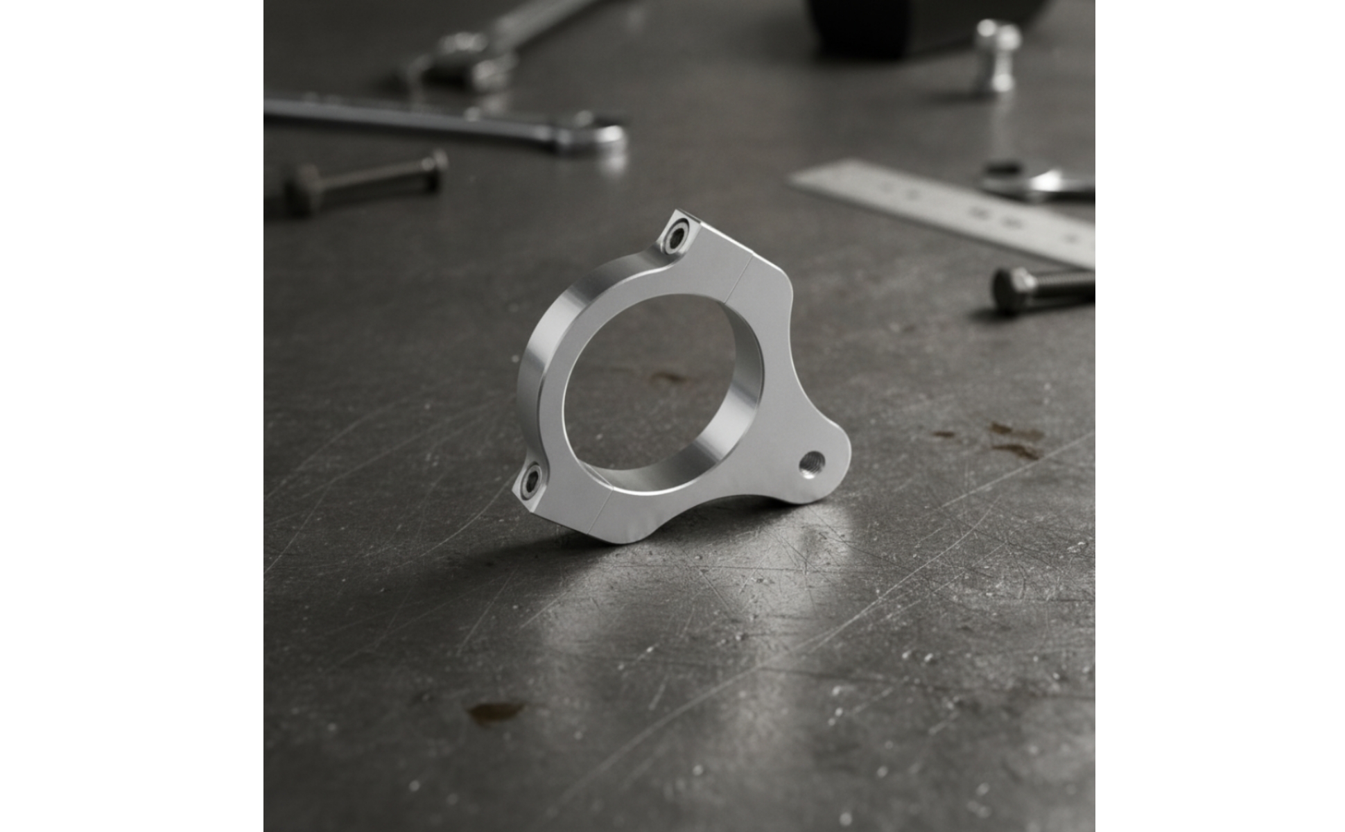 Steering Damper Mounting Clamp t6061-t6 Aluminum Damper Mounting Clamp