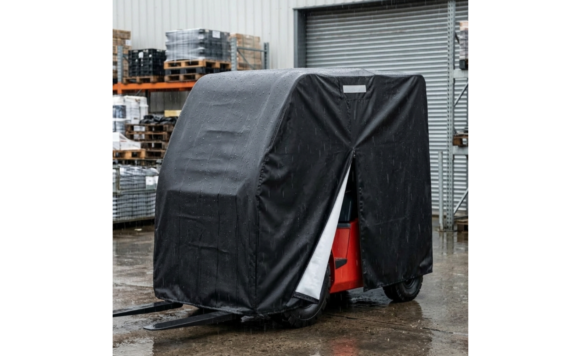 Forklift Canopy Cover Full-Coverage Forklift Cover Waterproof