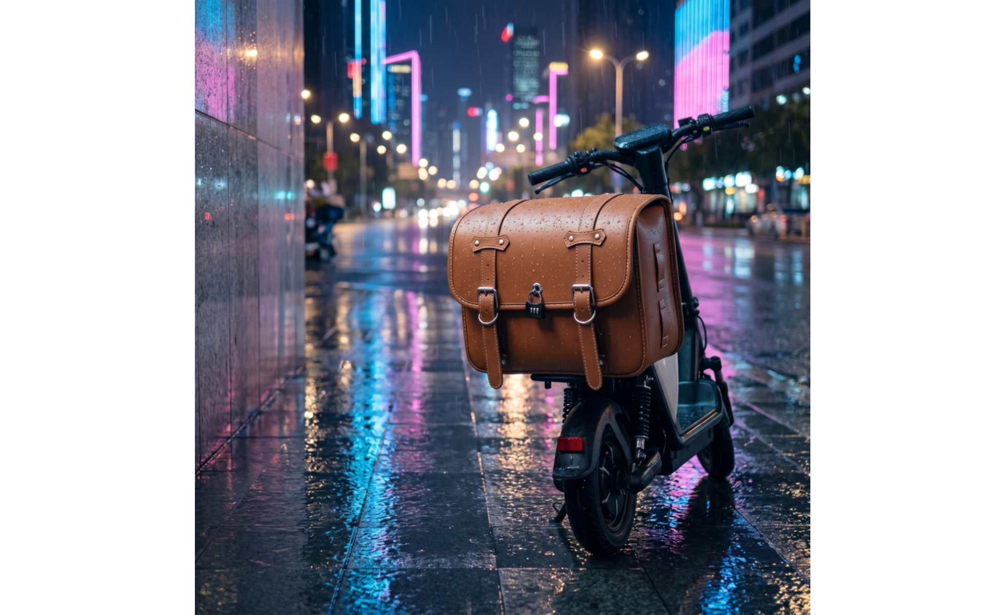 Rear Storage Bag Waterproof for Daily Commuting, Errands, Commuters