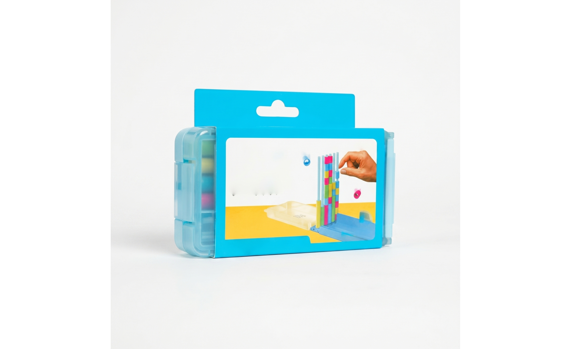 Stacking Game with Storage Case Foldable Color Stacking Game Portable for Party