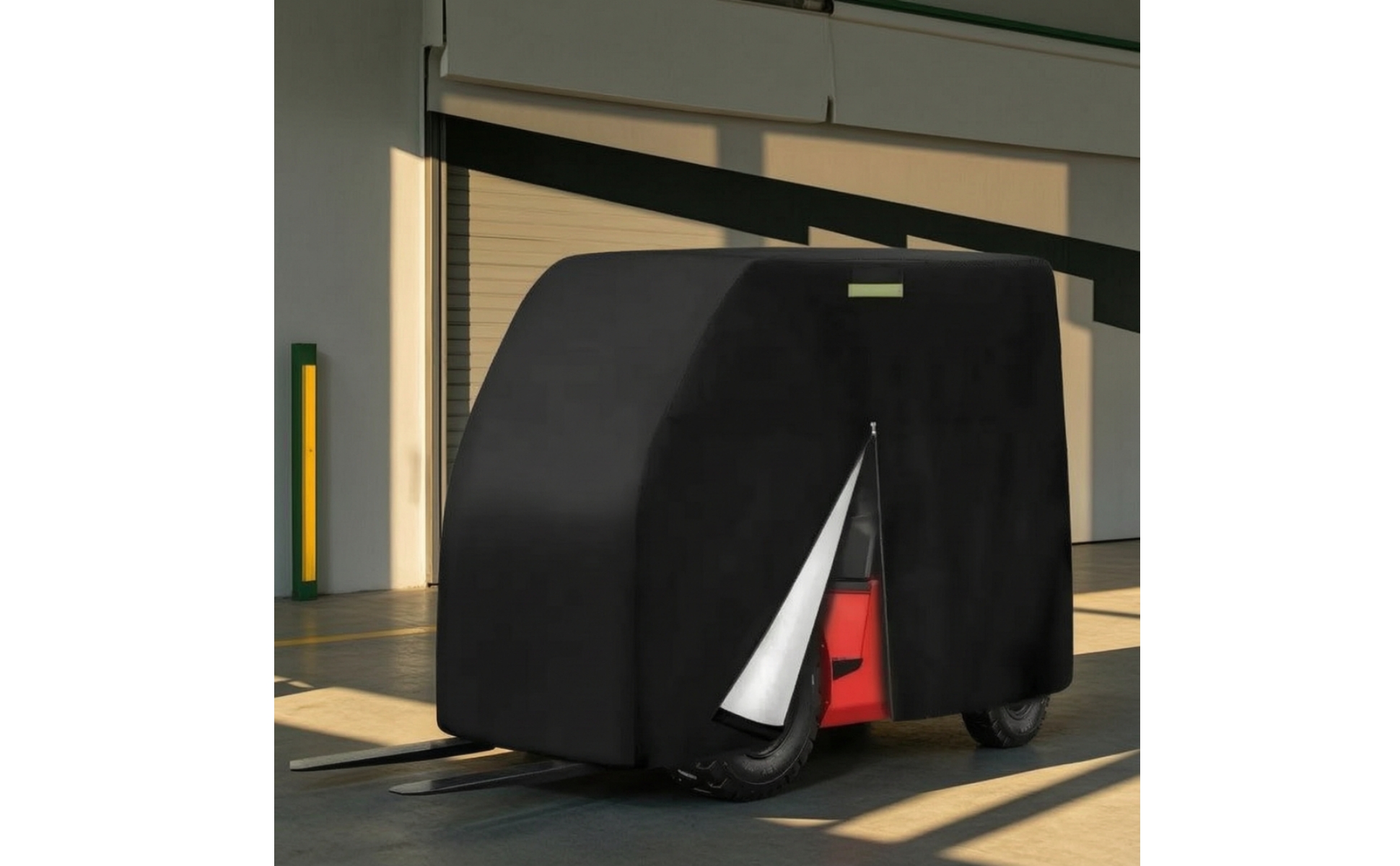 Forklift Canopy Cover Full-Coverage Forklift Cover Waterproof