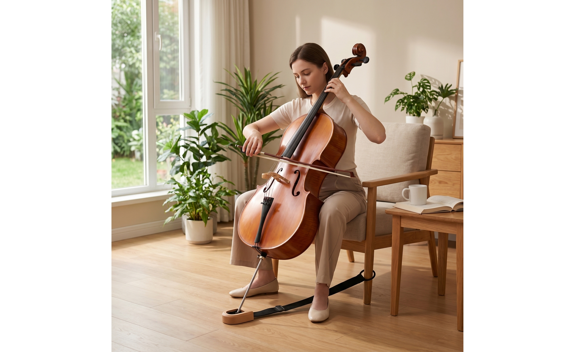 Cello Anti-Slip Pad Non-Skid for Practice, Performance, Cellists
