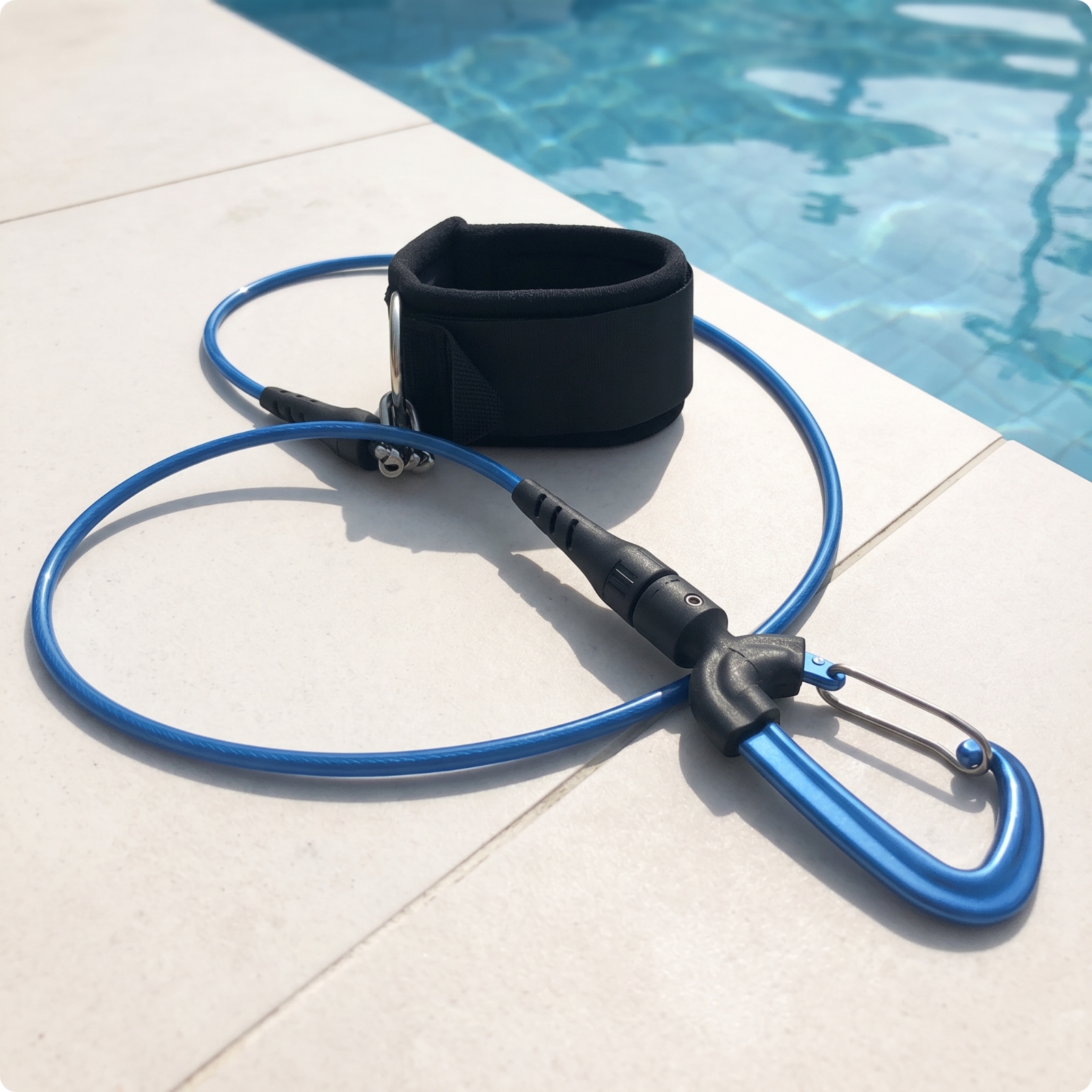 Freediving Wrist Lanyard Compact Safety Leash Sturdy for Divers