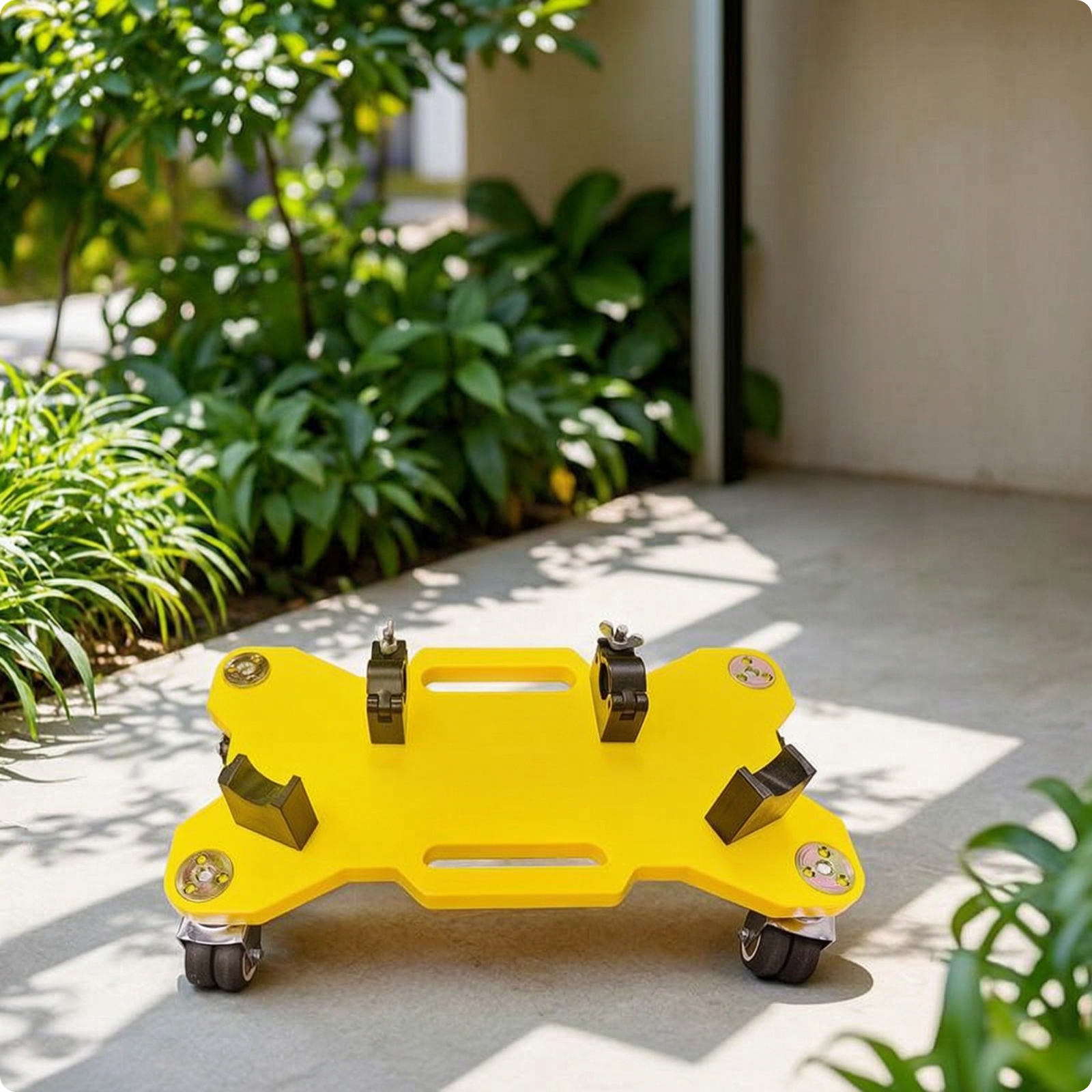 Kart Transport Frame Low-Height Kart Trolley with Caster Wheels