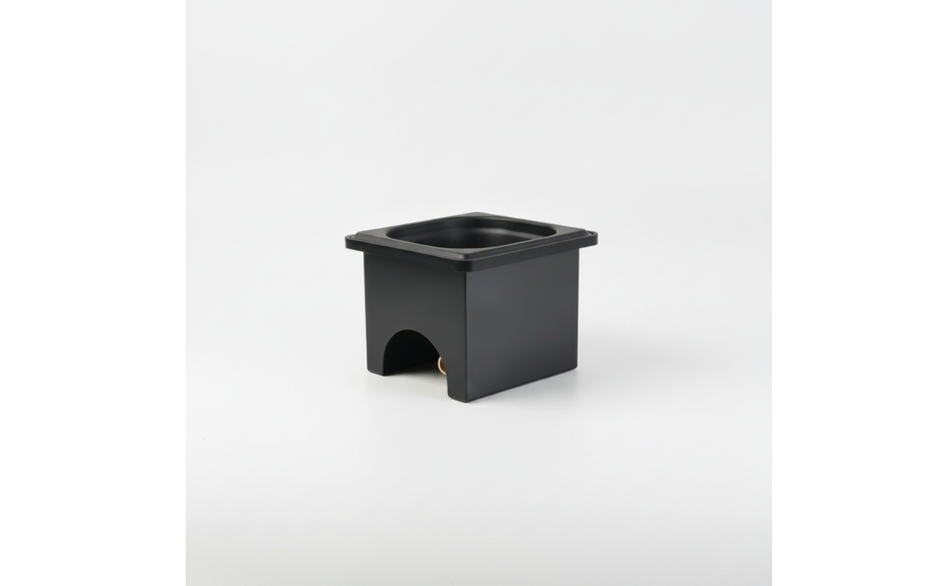 Countertop Cup Washer Compact Countertop Glass Rinser Matte Black for Bartenders