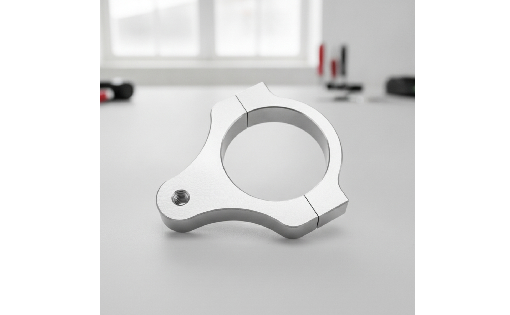Steering Damper Mounting Clamp t6061-t6 Aluminum Damper Mounting Clamp