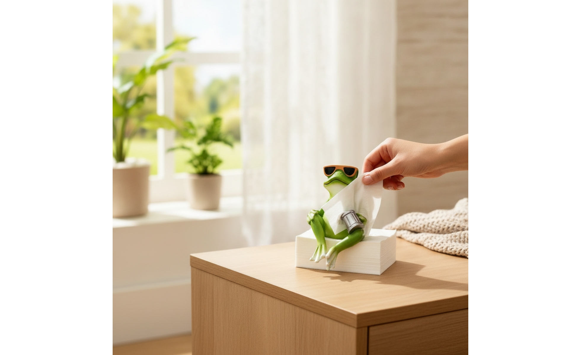 toilettenpapierhalter mit Froschfigur originell klopapierhalter mit Frosch