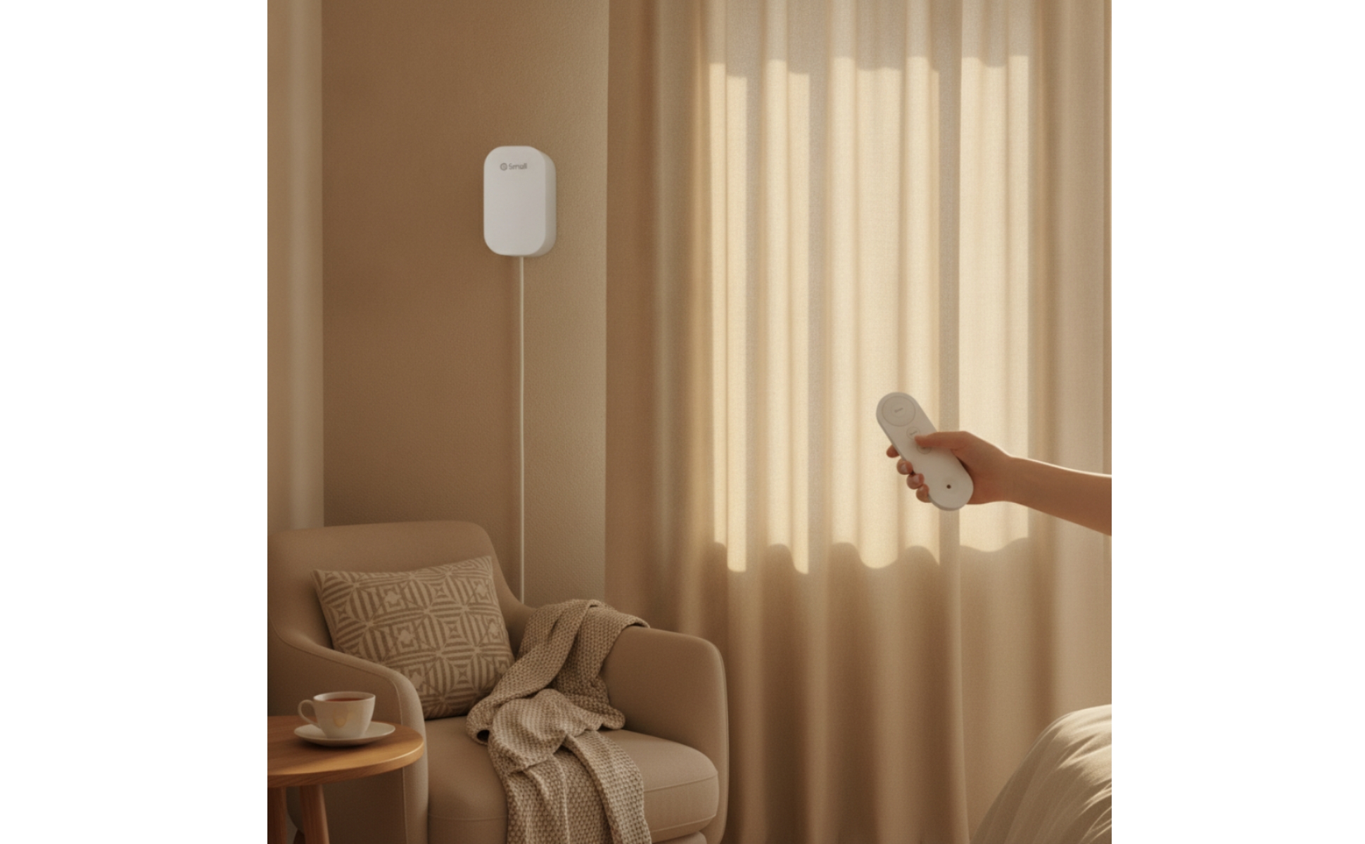 Curtain Controller Controller 3-Button Controller with Hanging Hole Slim