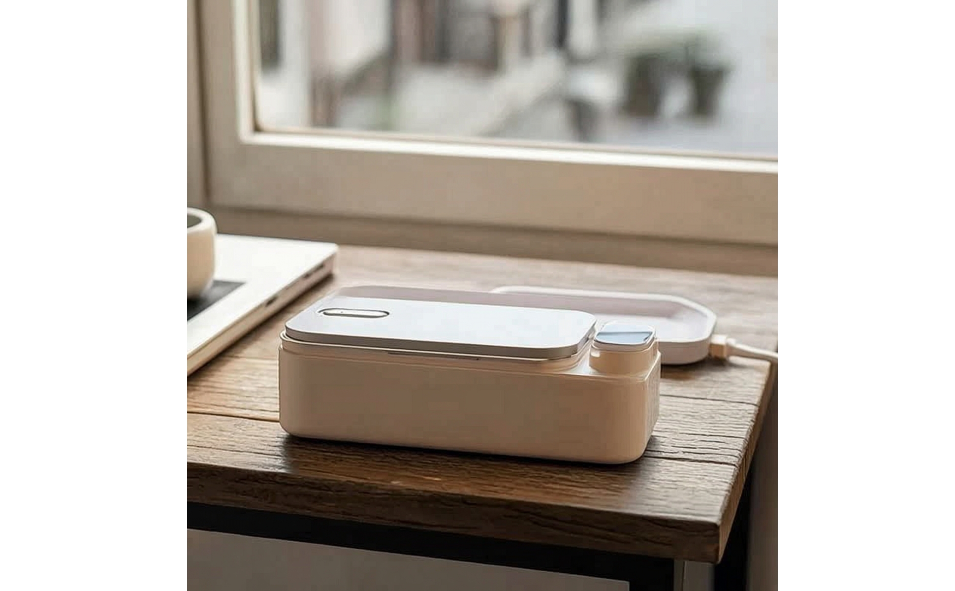 Lunch Box with Stainless Steel Liner Rechargeable Electric Lunch Box Insulated