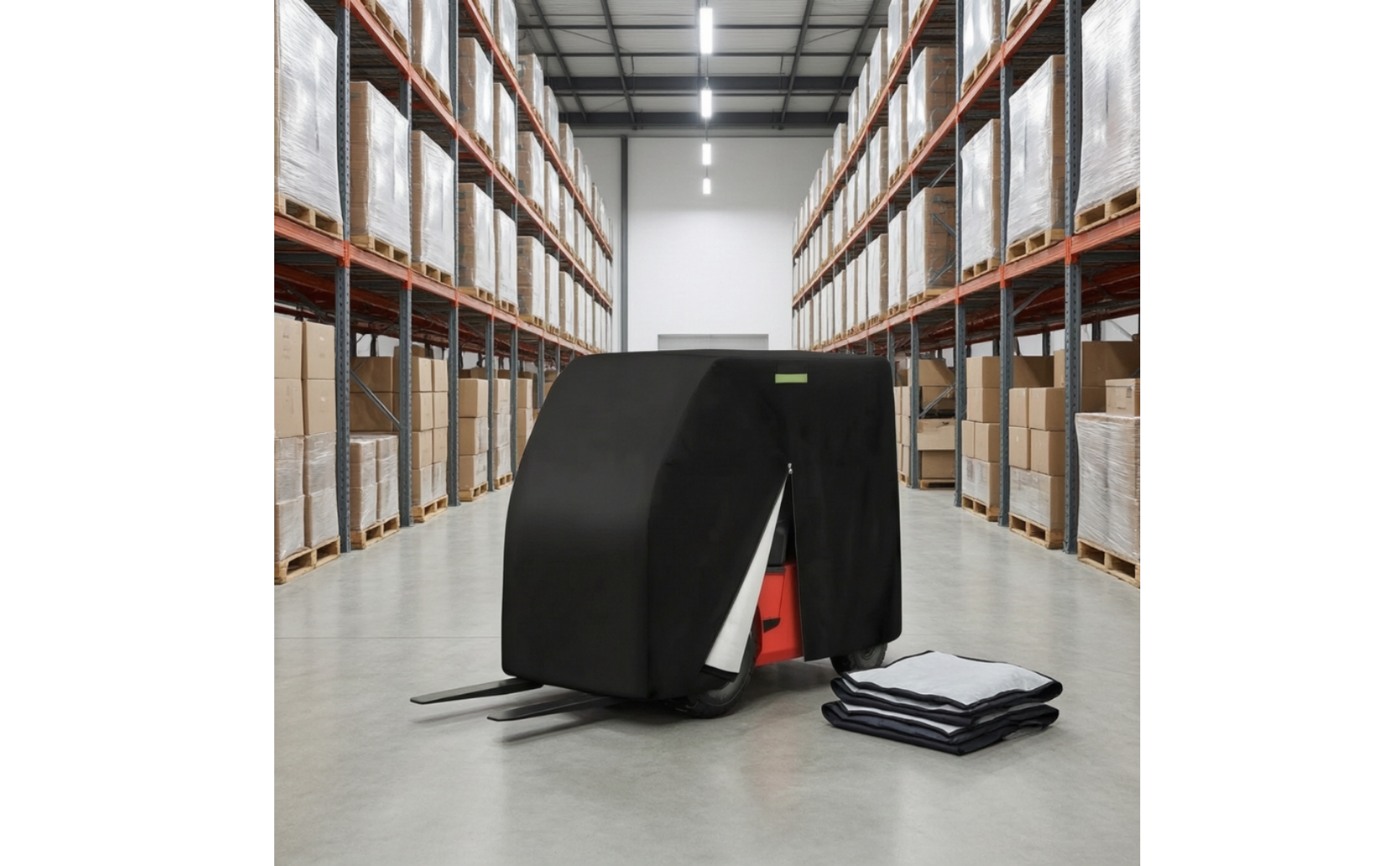 Forklift Canopy Cover Full-Coverage Forklift Cover Waterproof