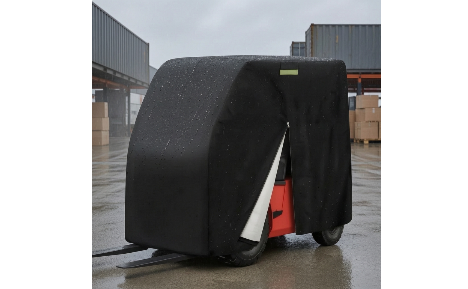 Forklift Canopy Cover Full-Coverage Forklift Cover Waterproof