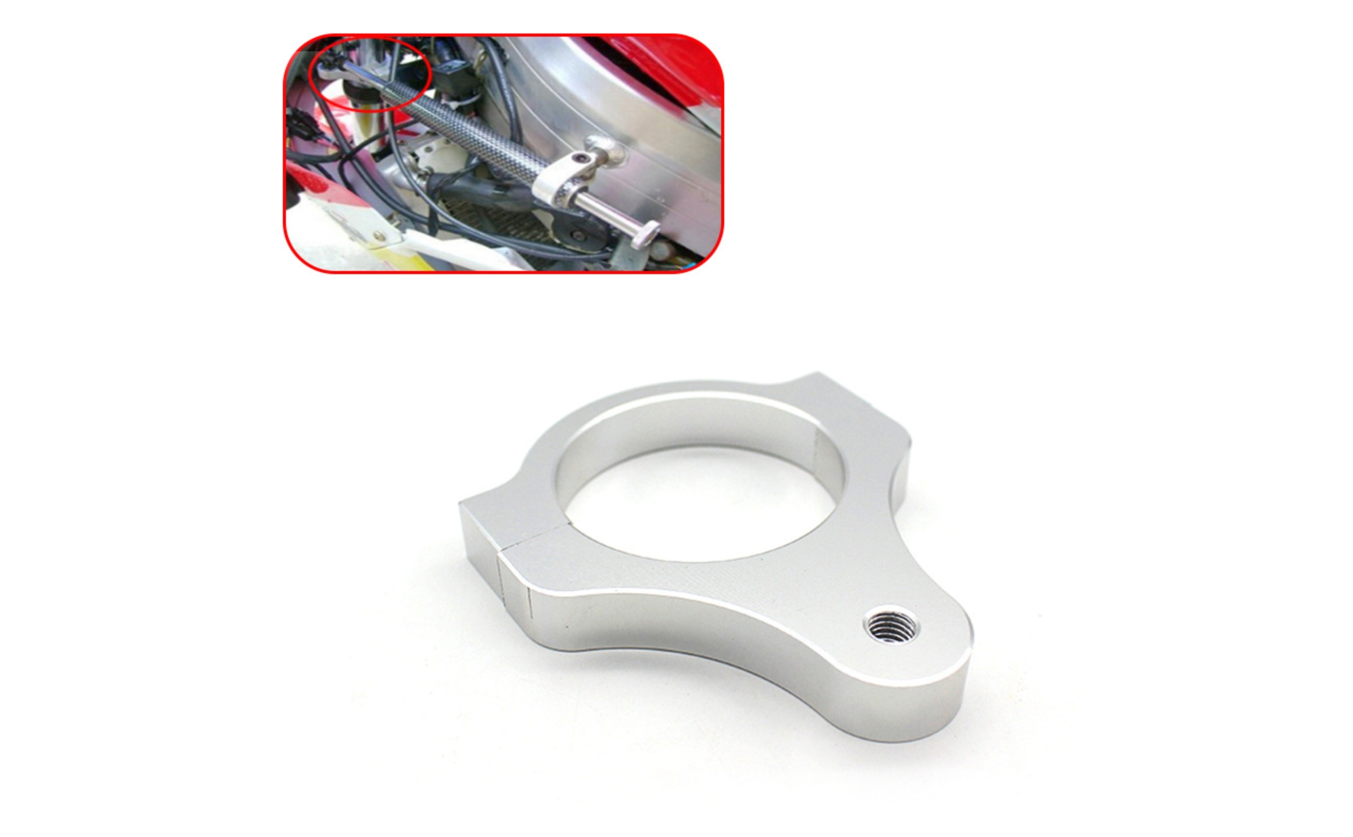 Steering Damper Mounting Clamp t6061-t6 Aluminum Damper Mounting Clamp