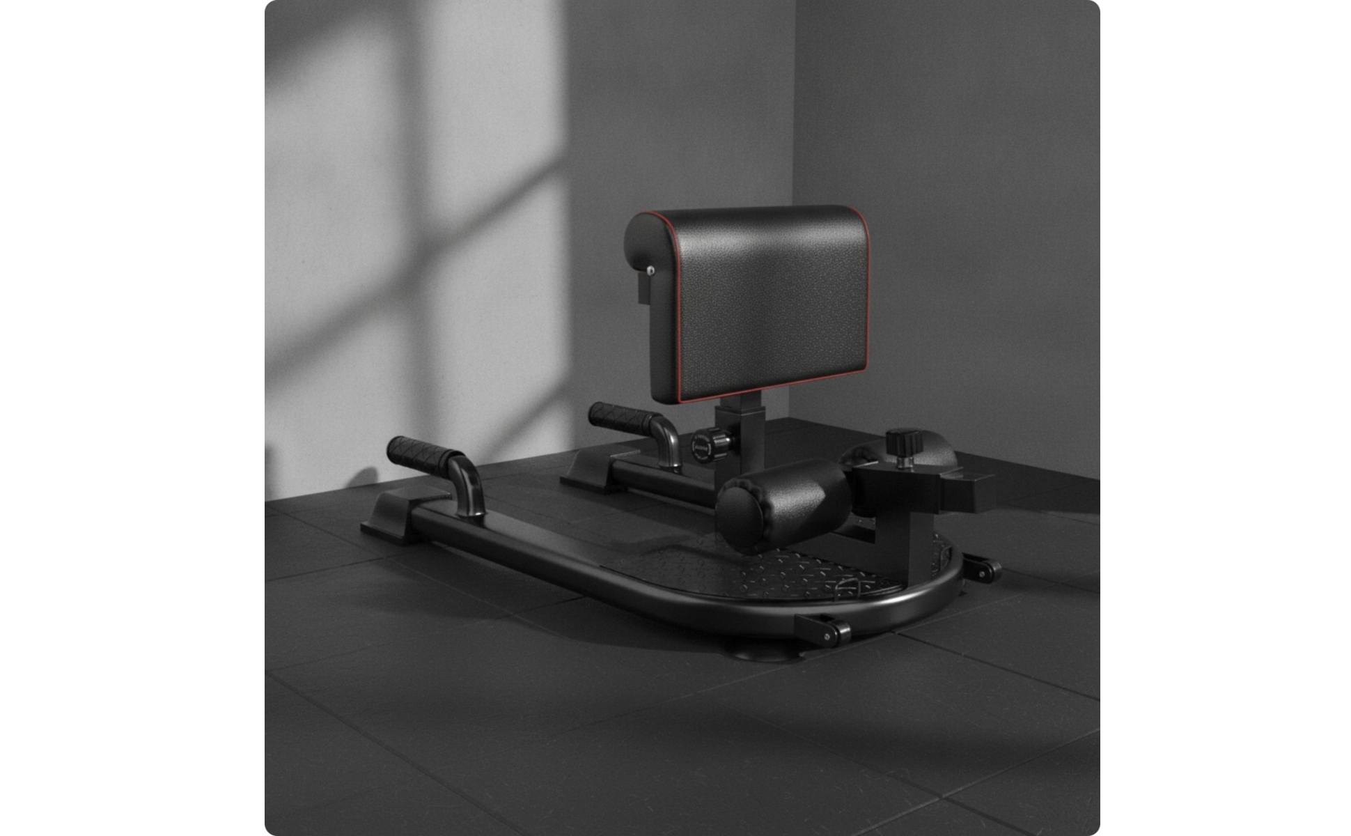 Sissy Squat Bench Padded Squat Coach with Leg Support Compact