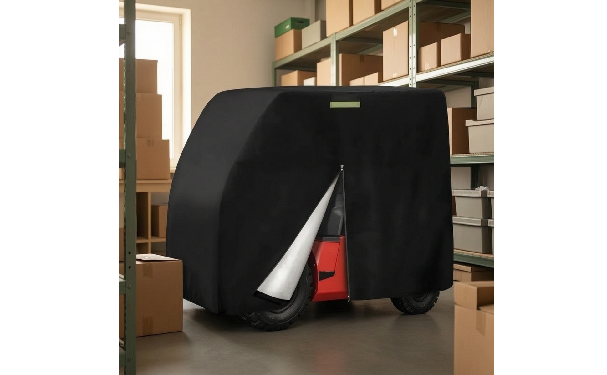 Forklift Canopy Cover Full-Coverage Forklift Cover Waterproof
