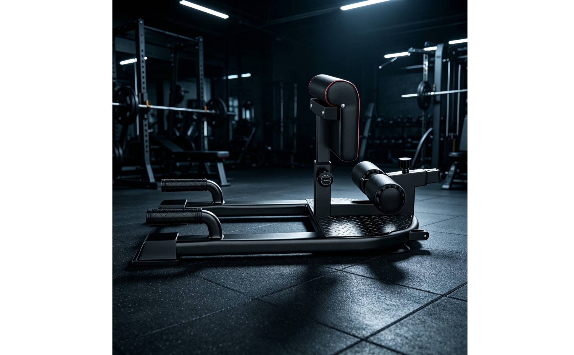 Sissy Squat Bench Padded Squat Coach with Leg Support Compact