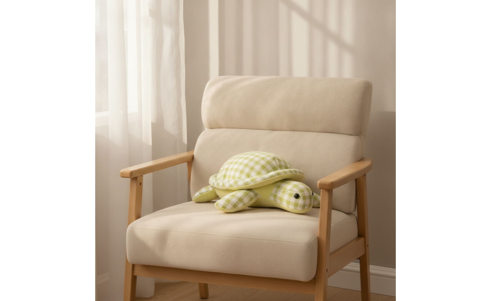 Plüschschildkröte kariert Schildkröten-Plüschkissen weich für Sofa, Bett, Kinder