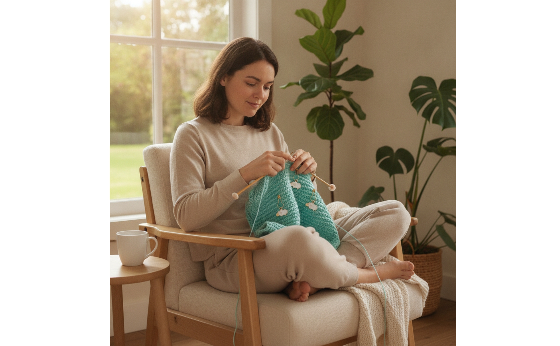 Maschenmarkierer mit Nadelstopper emailliert Nadelstopper handgemacht