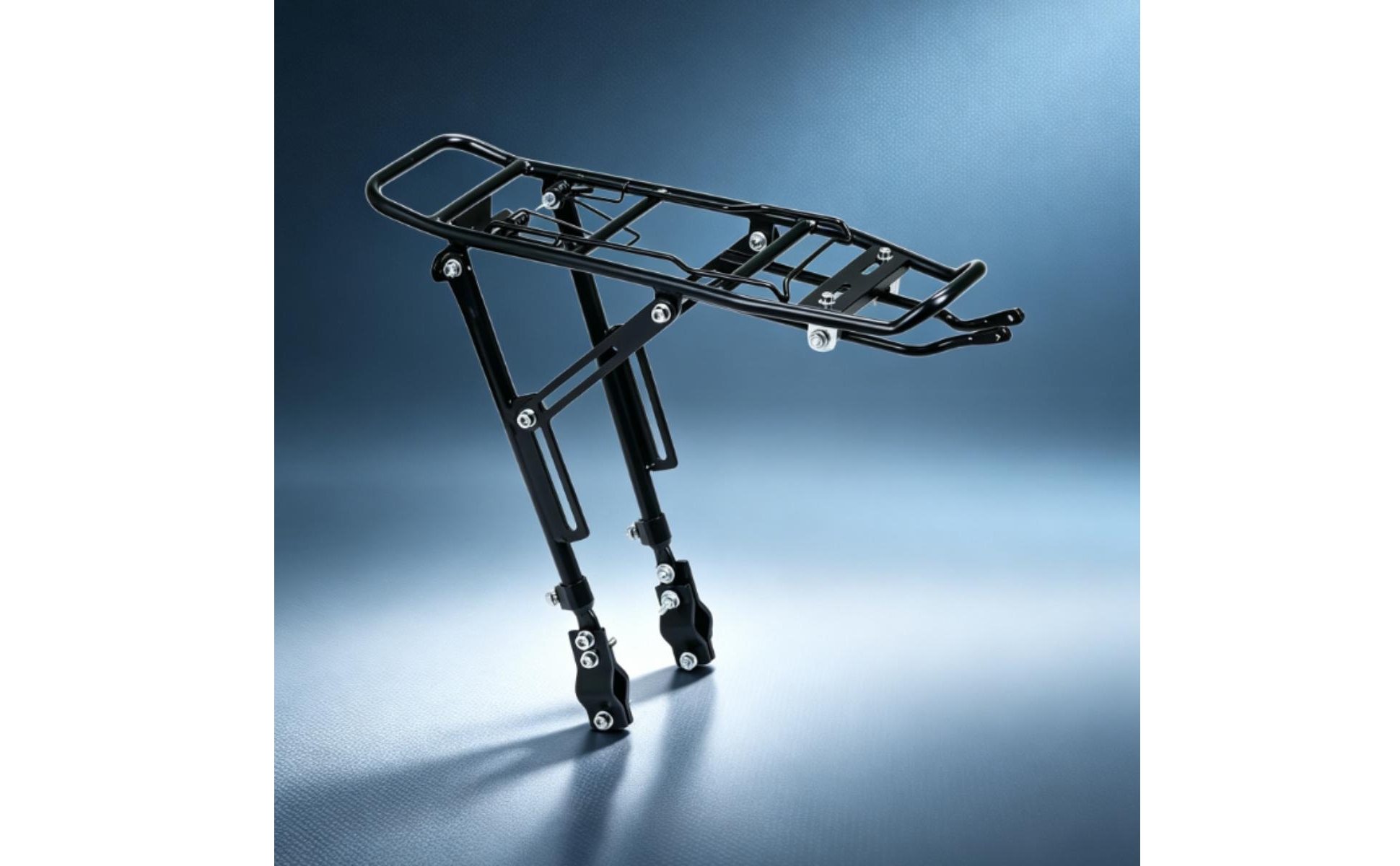 Rear Bike Rack with Guard Rail Quick-Release Disc Brake Bike Rack for Commuters