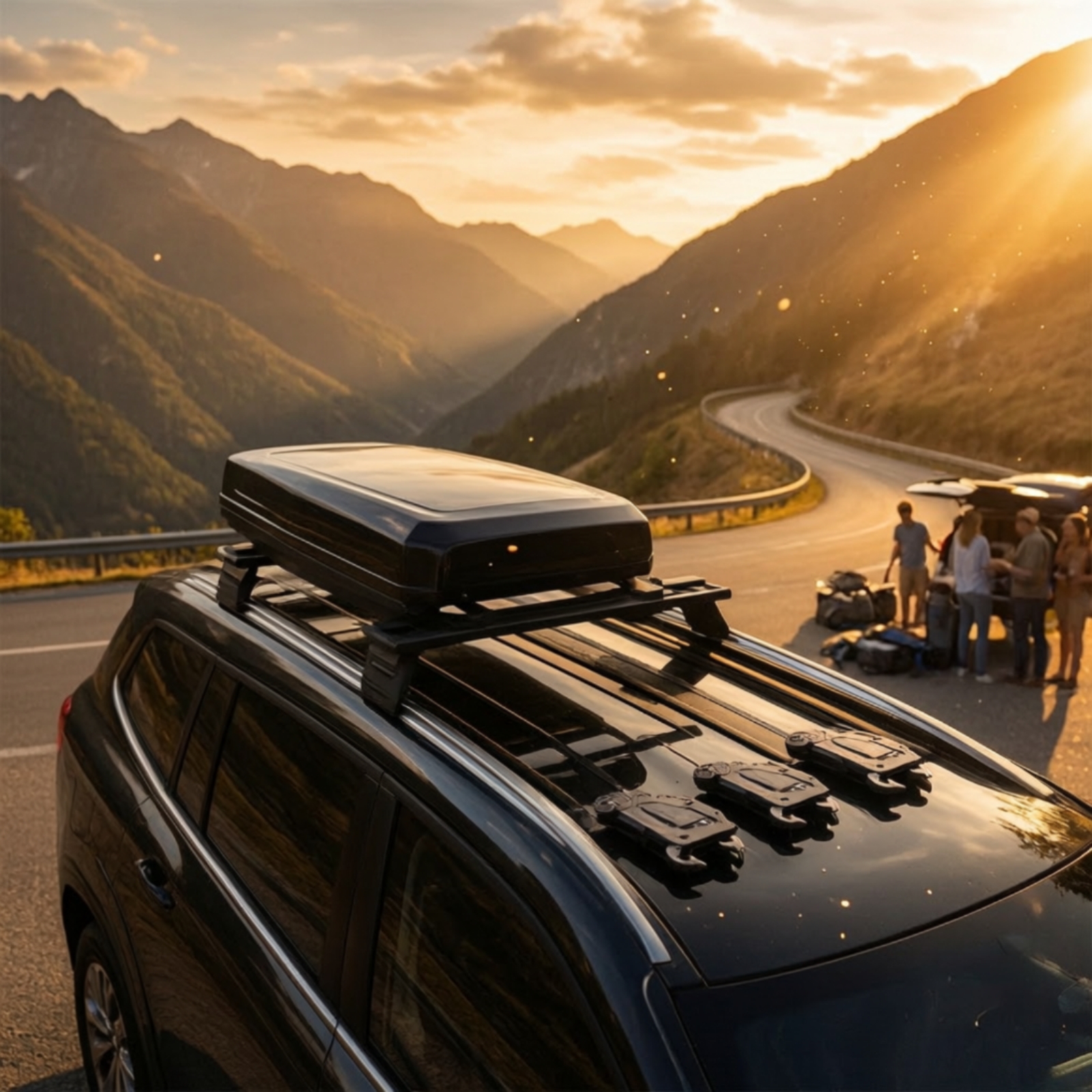 4 Stück Dachbox-Befestigungsklammer schnellspannend für Roadtrips, Reisende - Produktbild 2