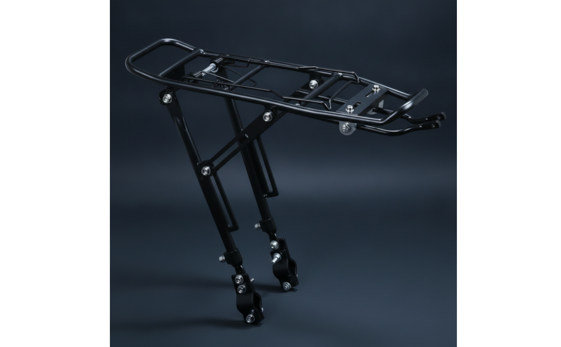Rear Bike Rack with Guard Rail Quick-Release Disc Brake Bike Rack for Commuters