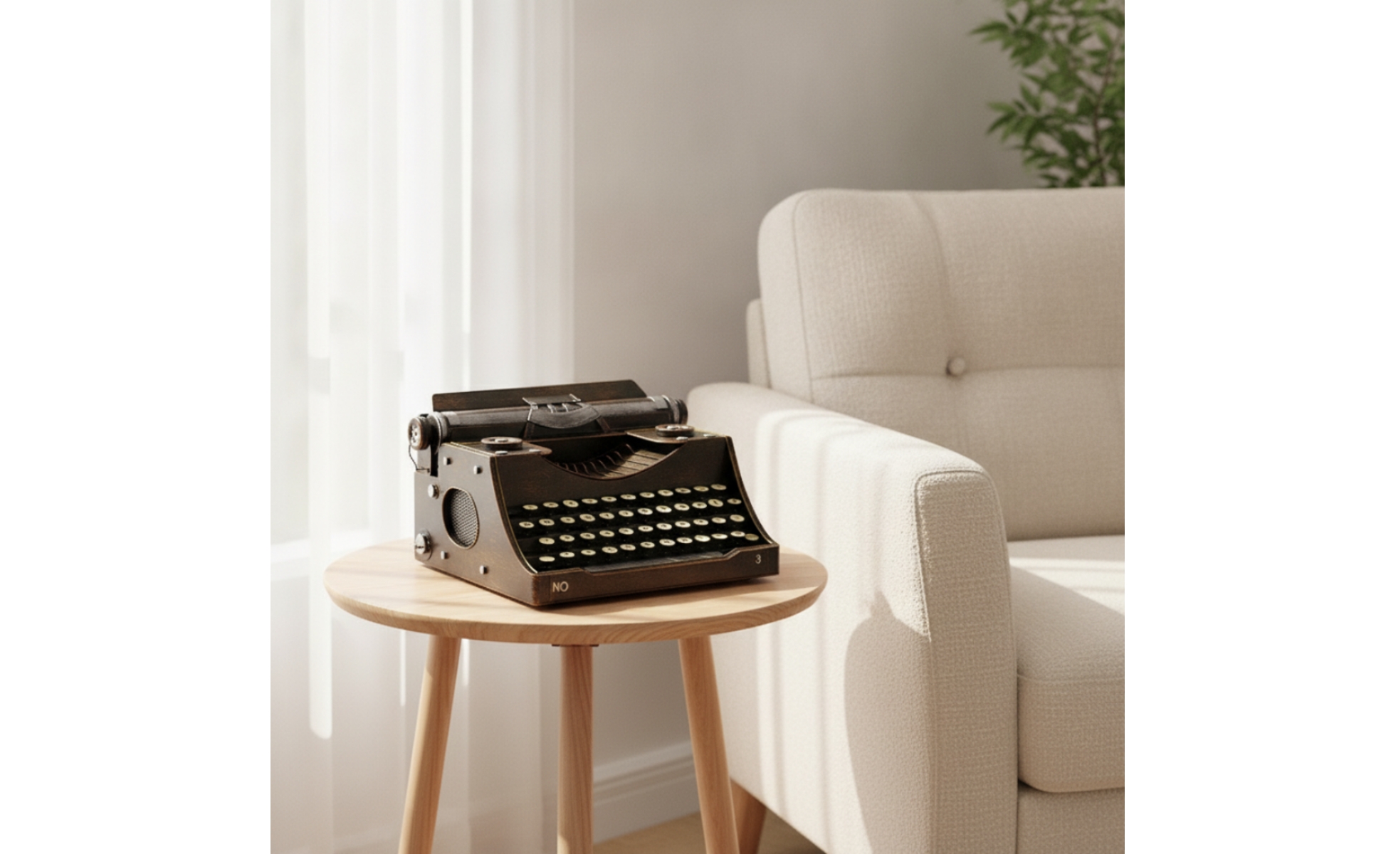 Vintage Typewriter Model Antique Decorative Typewriter Industrial for Collectors