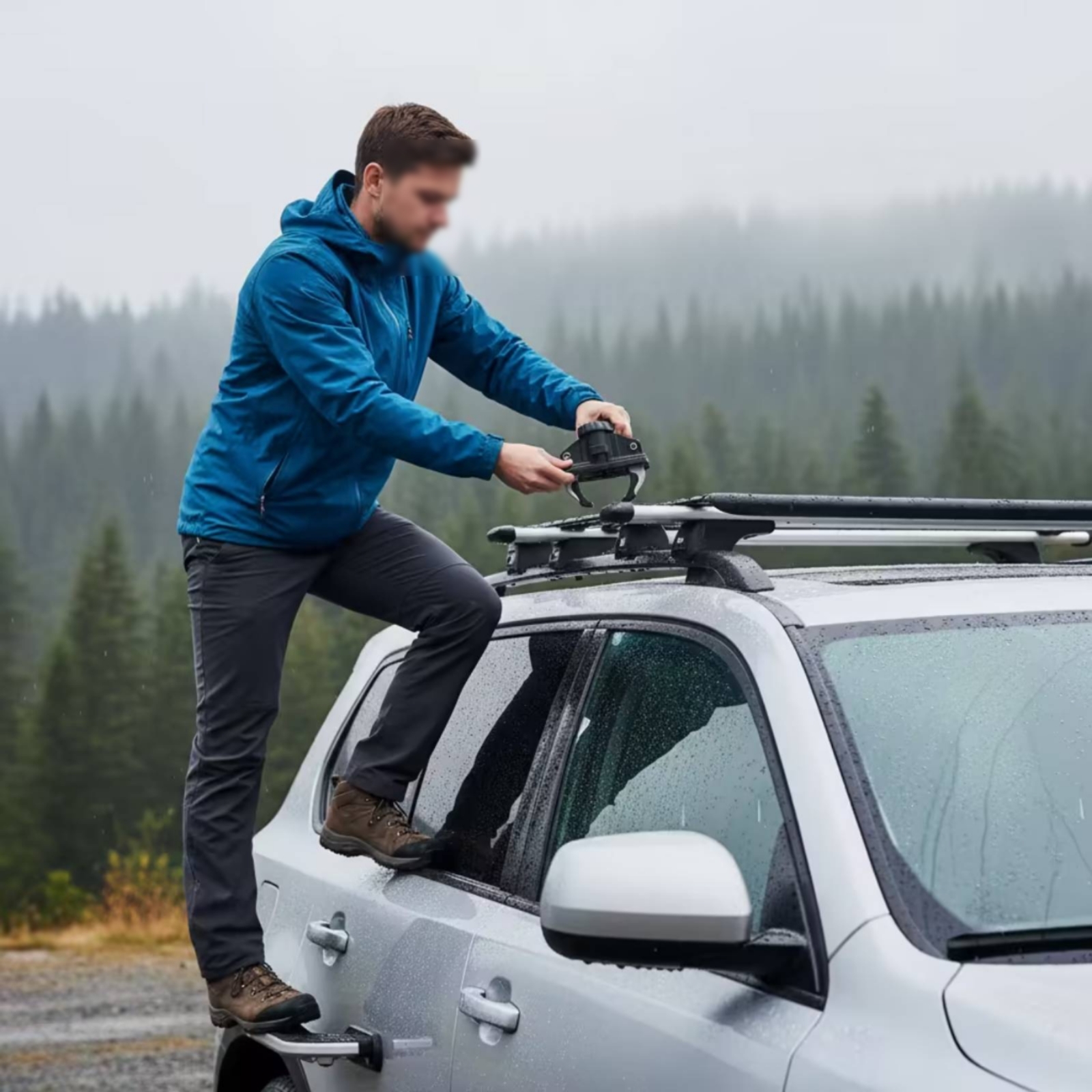 4 Stück Dachbox-Befestigungsklammer schnellspannend für Roadtrips, Reisende - Produktbild 5