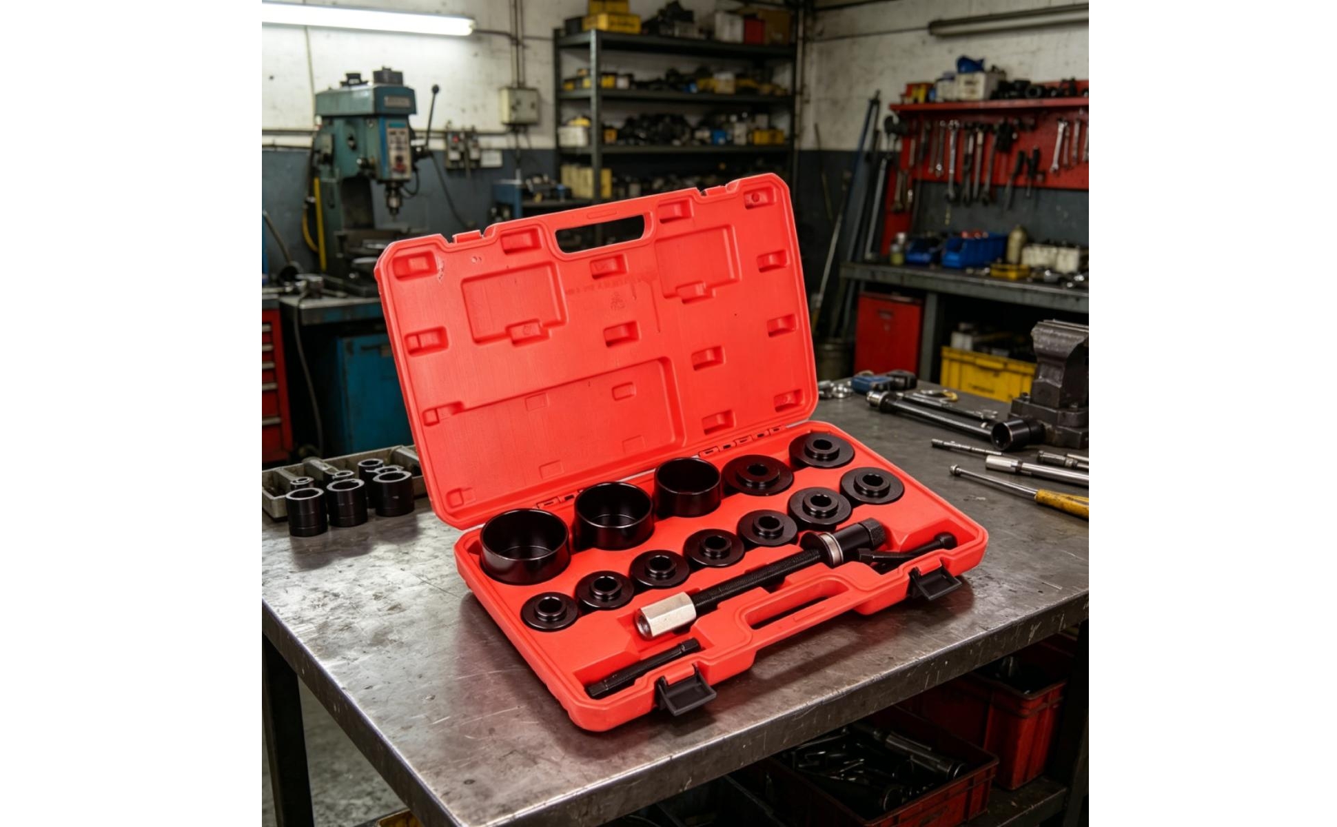 Wheel Bearing Removal and Installation Kit Organized for Mechanics, DIYers