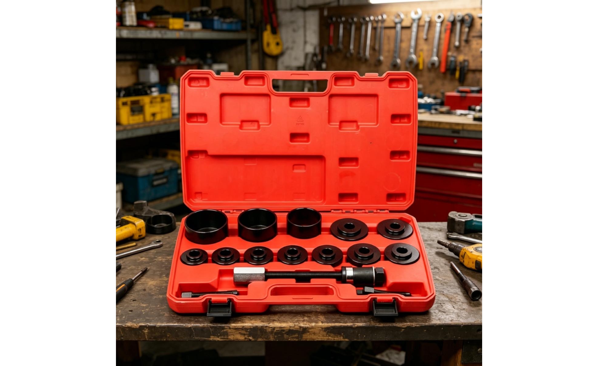 Wheel Bearing Removal and Installation Kit Organized for Mechanics, DIYers