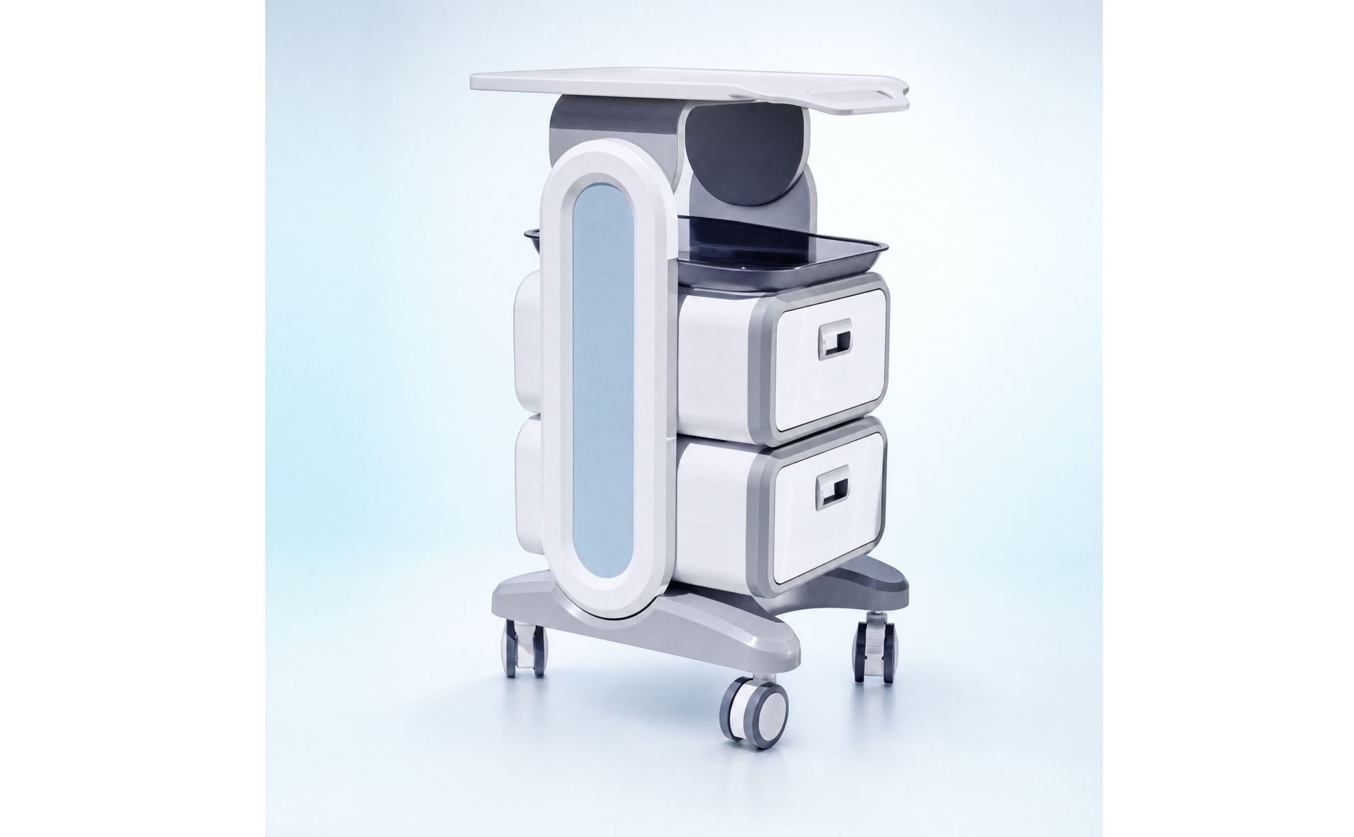Salon Cart with Drawers Portable Rolling Salon Cart Multipurpose for Salons