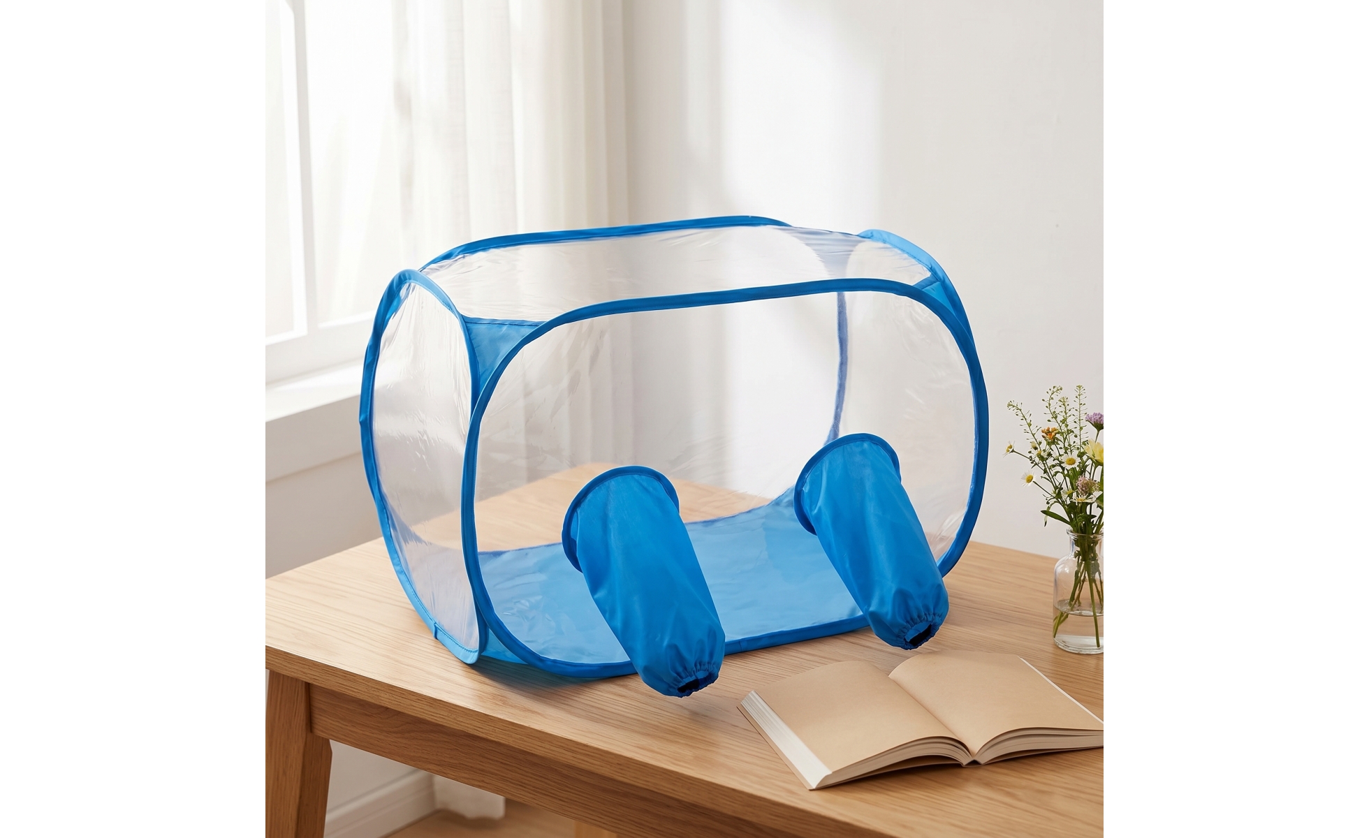 Pilzzuchtzelt mit armports transparent Zuchtzelt mit eingriffen geschlossen