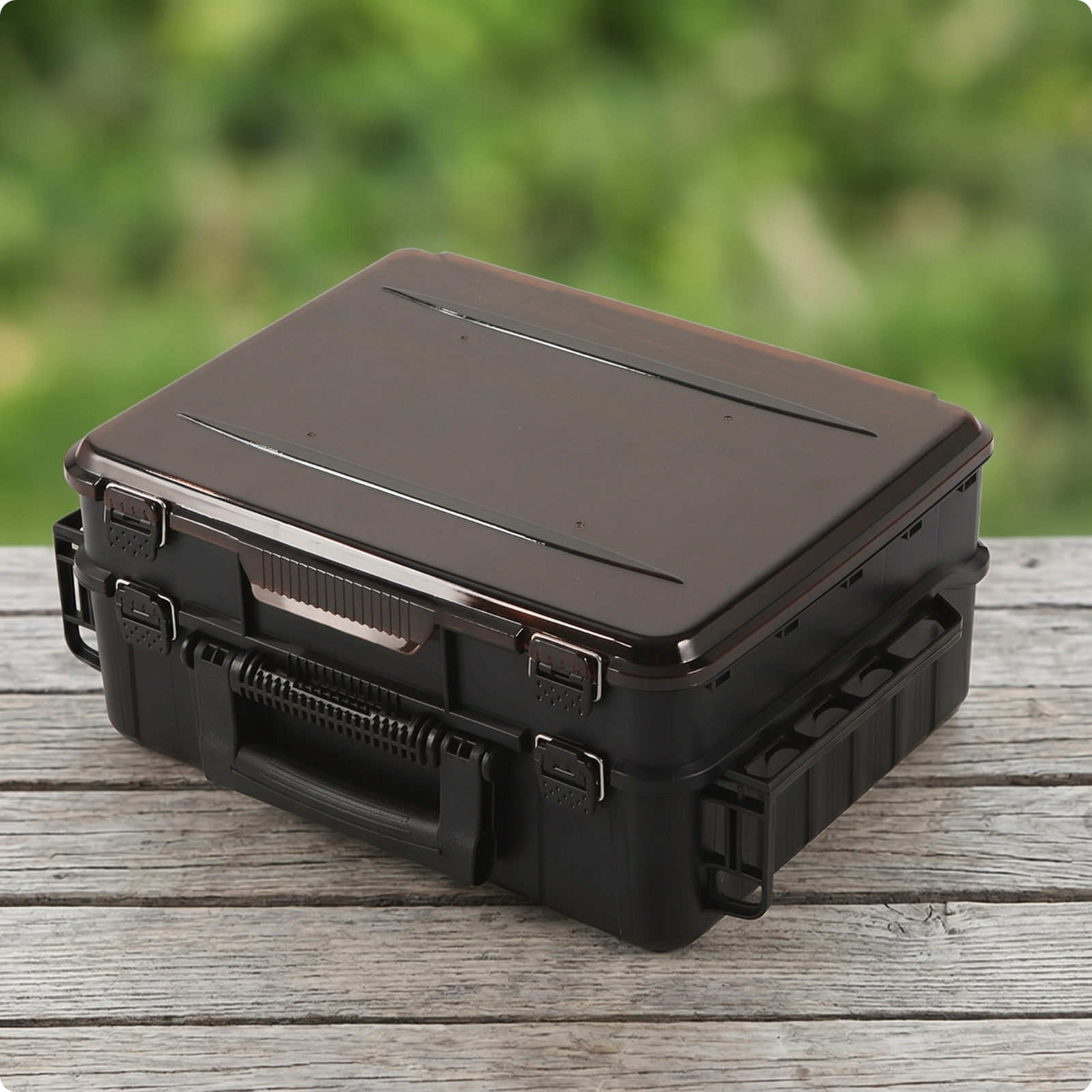 Fishing Tackle Box Portable Double-Layer Tackle Box Heavy-Duty for Fishermen