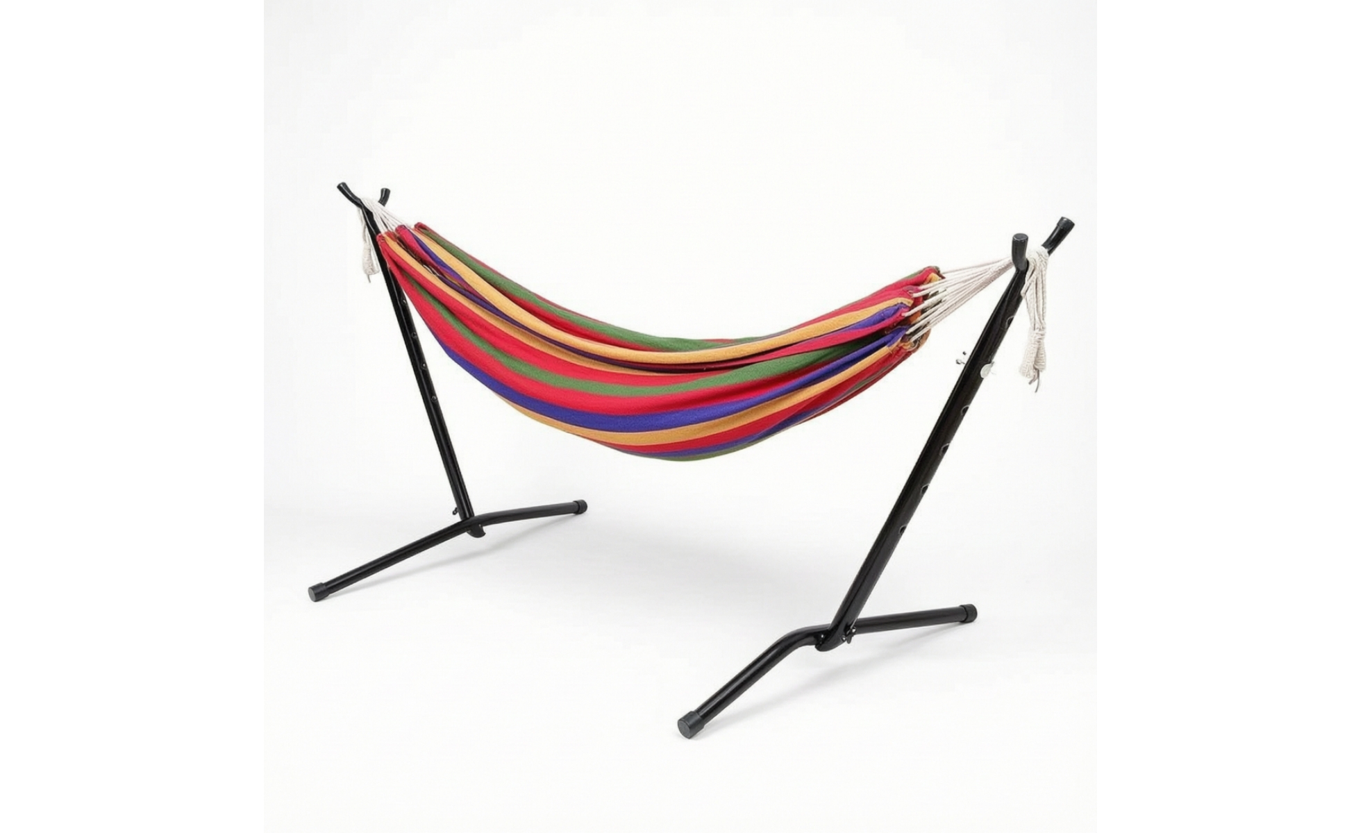 Hanging Bed with Stand 2-Person Freestanding Hanging Bed Portable for Backyard