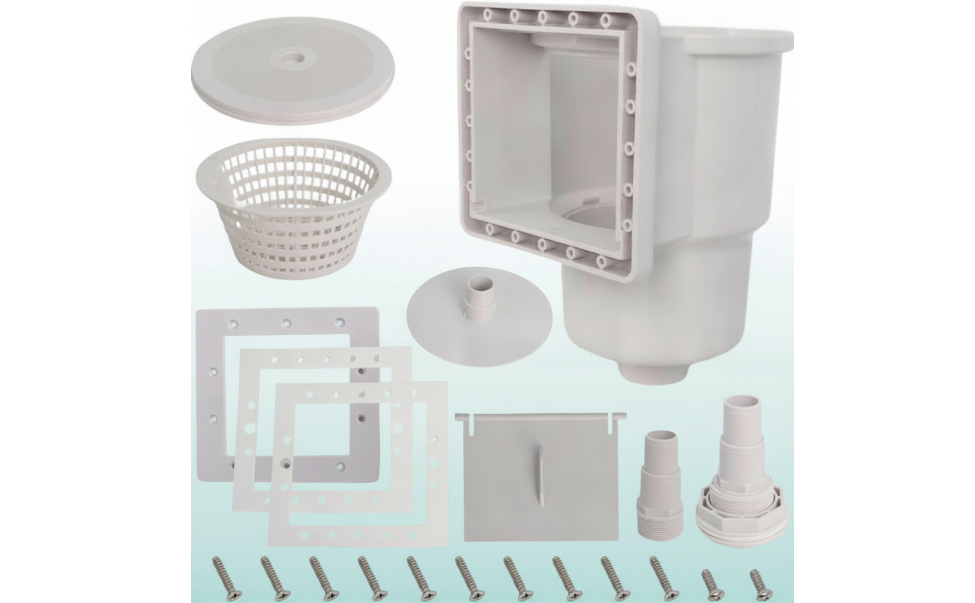 Thru-Wall Pool Skimmer Replacement Through-Wall Pool Skimmer ABS