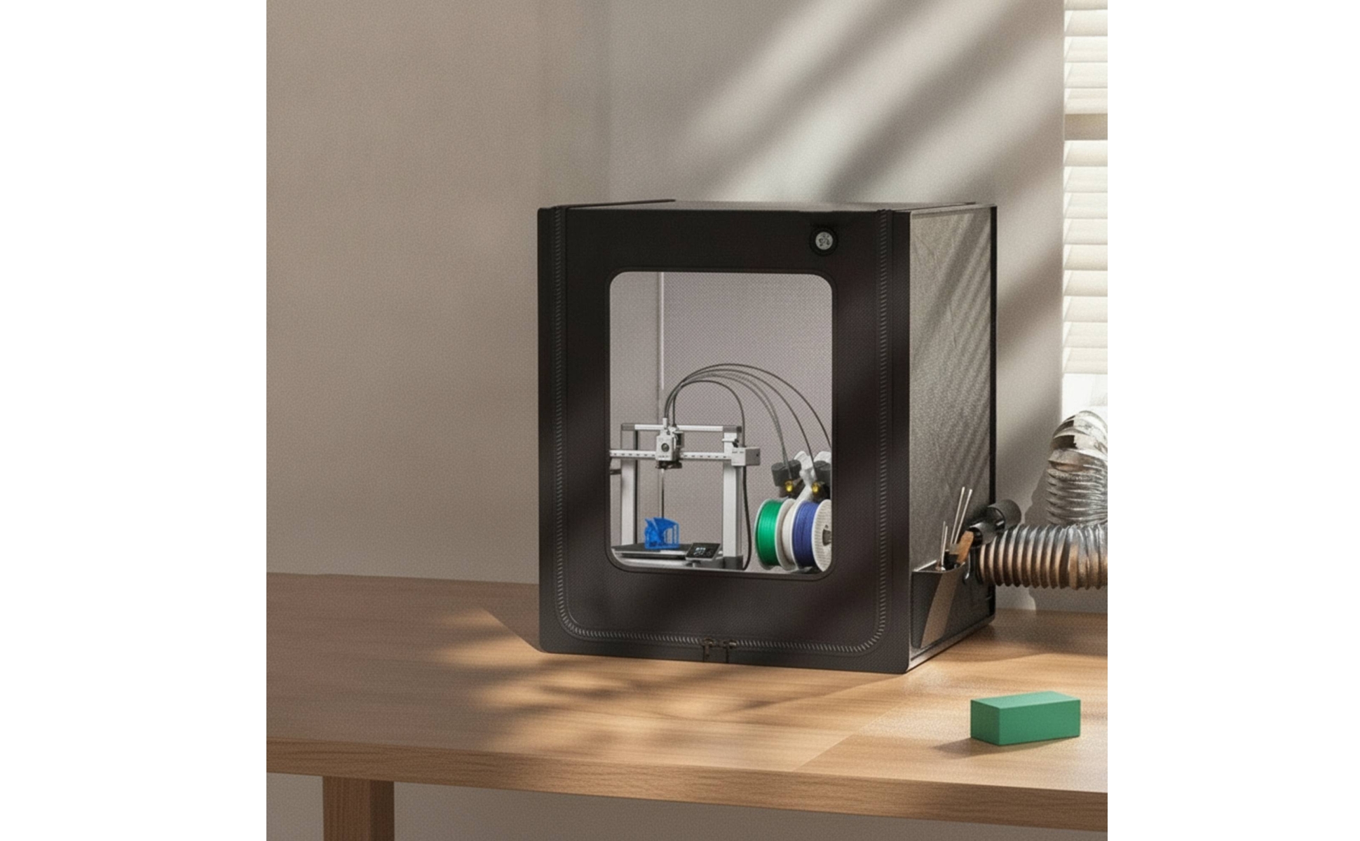 Printer Cover with Window Ventilated Safeguard Machine Enclosure for Hobbyists
